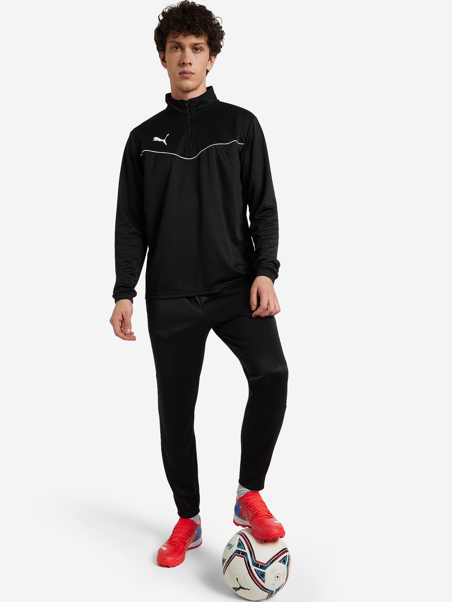 фото Брюки мужские puma teamliga, черный