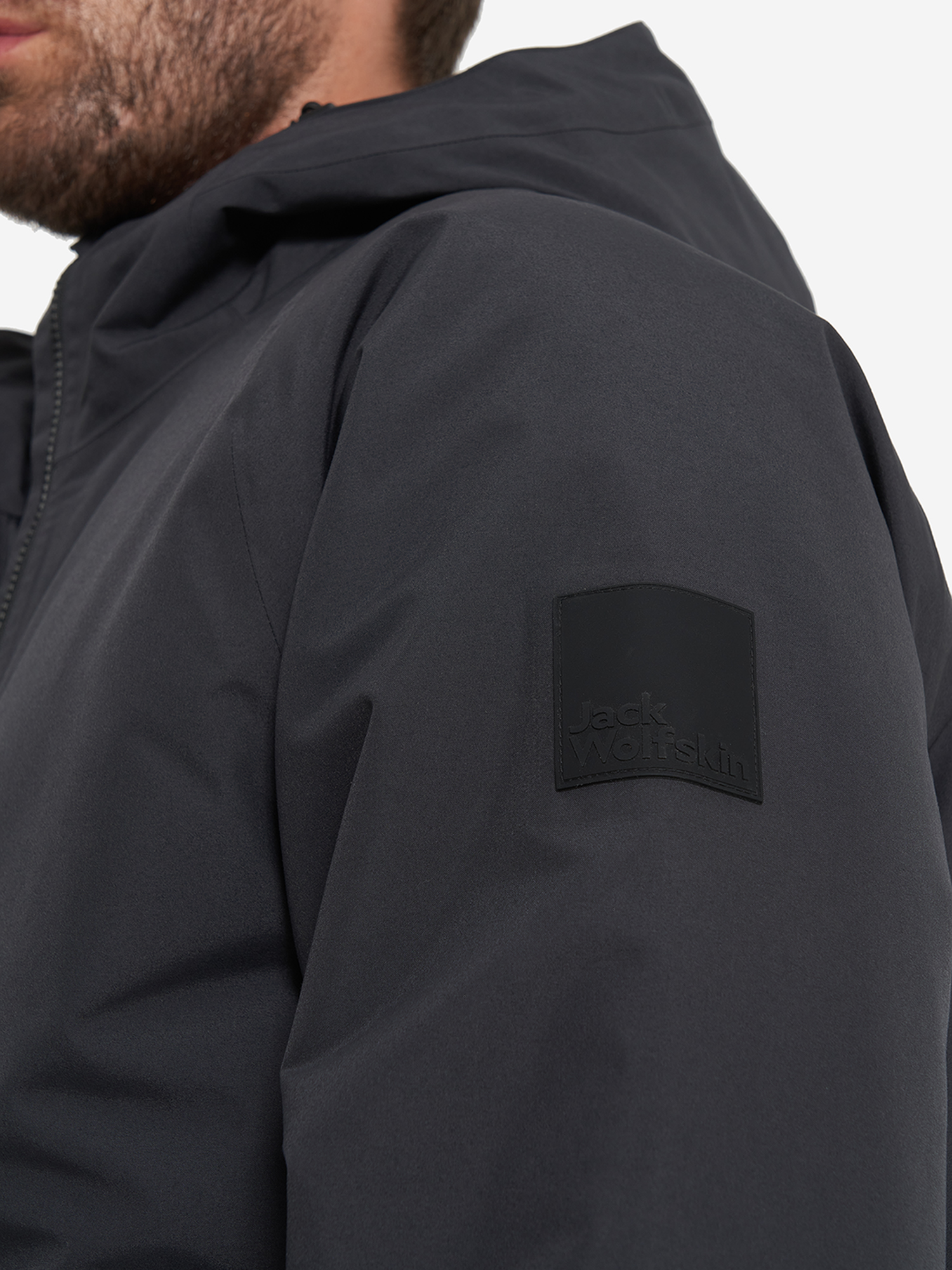 фото Куртка утепленная мужская jack wolfskin tempeltor, серый