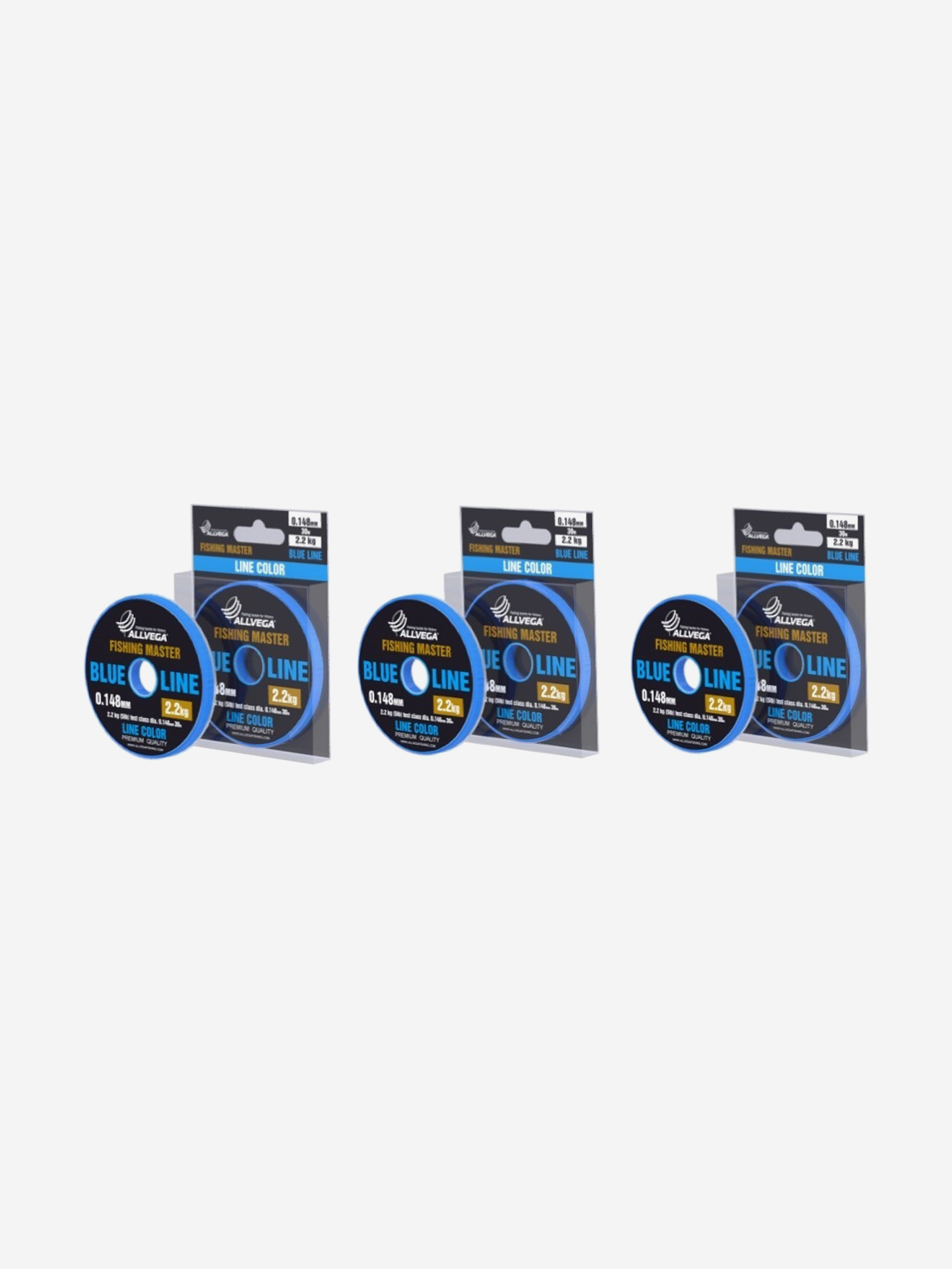 Леска монофильная ALLVEGA "Fishing Master" 30м 0,148мм (2,2кг) голубая. Набор 3 штуки., Голубой
Леска монофильная ALLVEGA "Fishing Master" 30м 0,148мм (2,2кг) голубая. Набор 3 штуки., Голубой