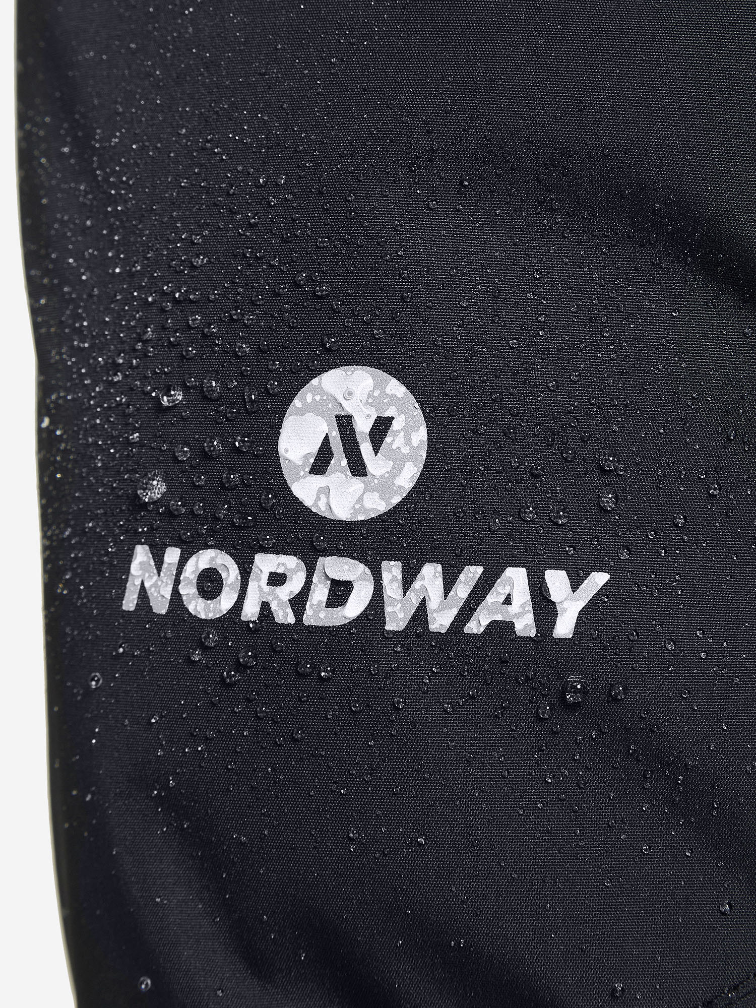 фото Брюки утепленные мужские nordway, черный