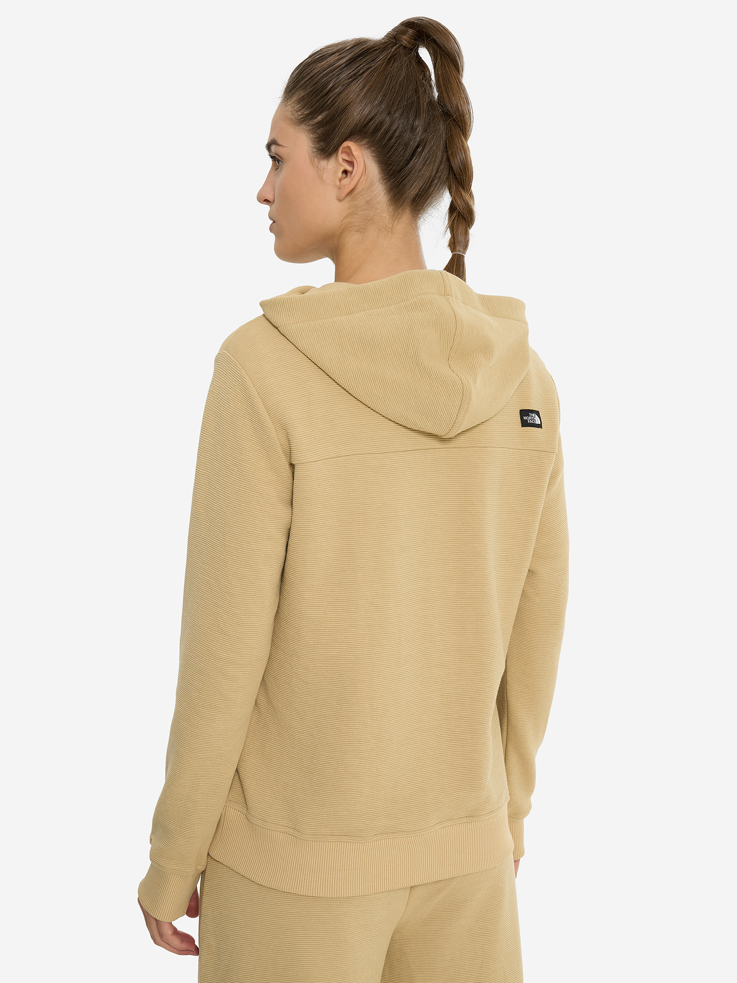 фото Худи женское the north face hoden, бежевый