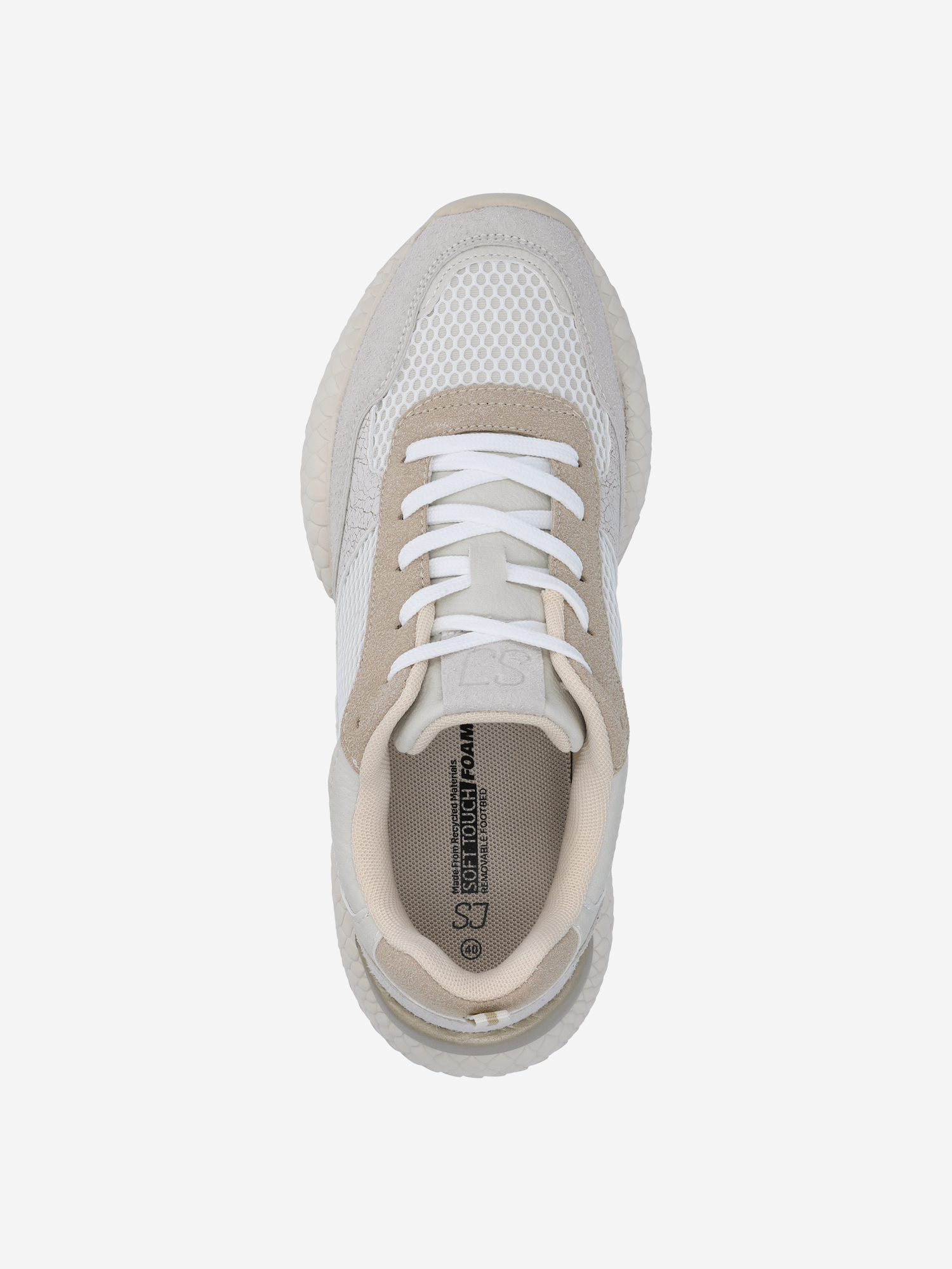 фото Кроссовки женские safety jogger, бежевый