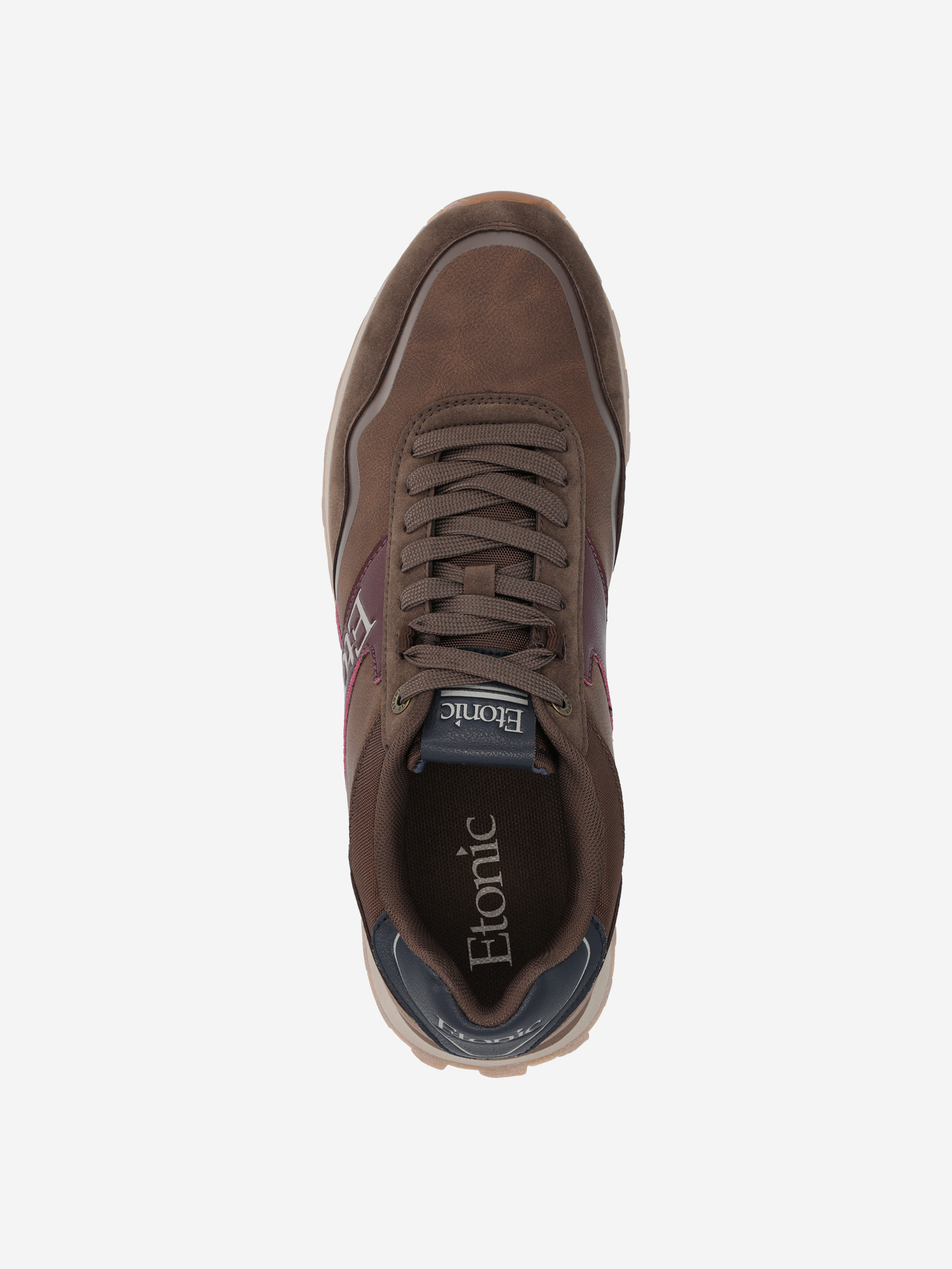 фото Кроссовки мужские etonic ashen nbk, коричневый