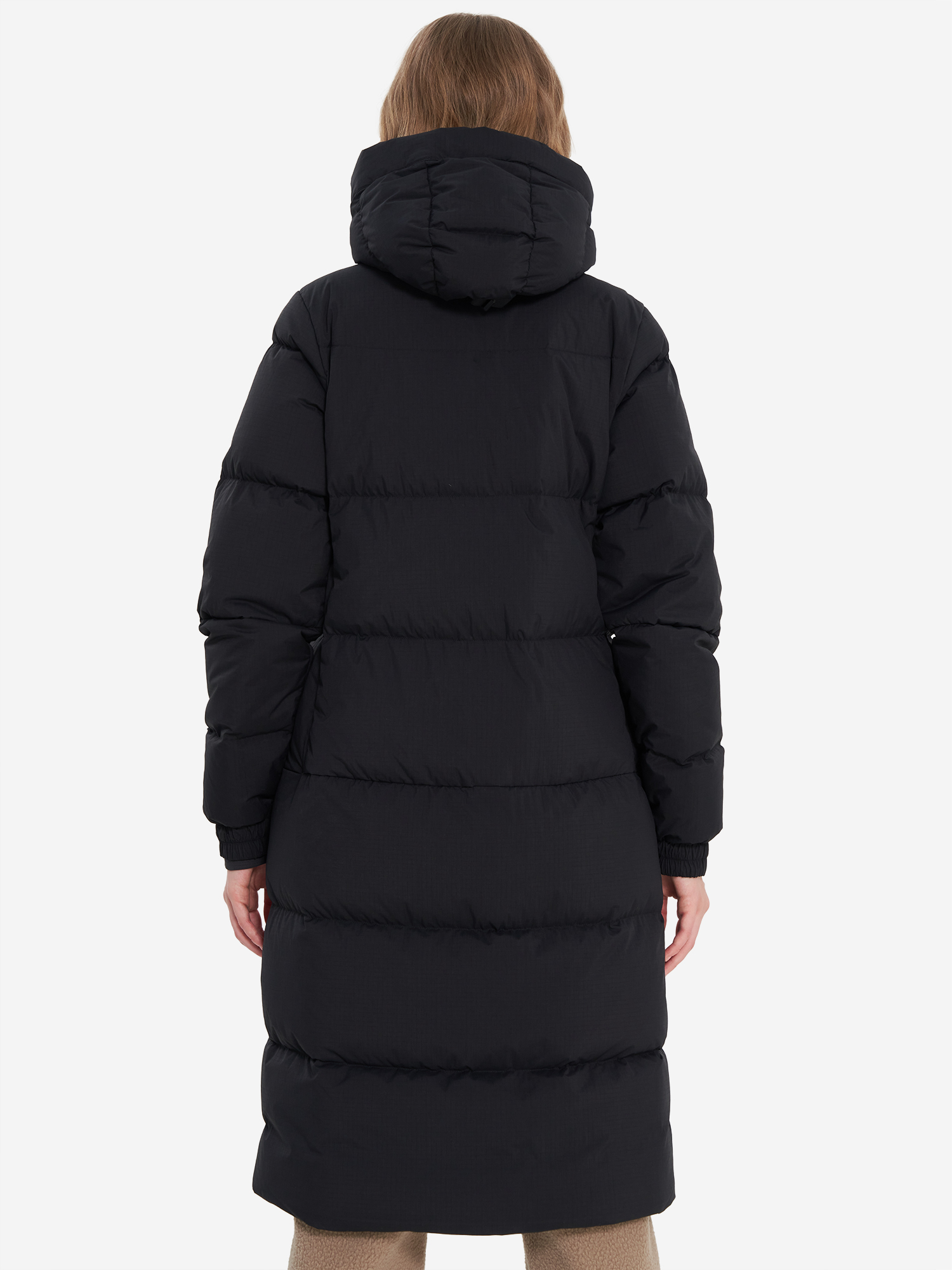 фото Пуховик женский mountain hardwear nevadan down long parka, черный