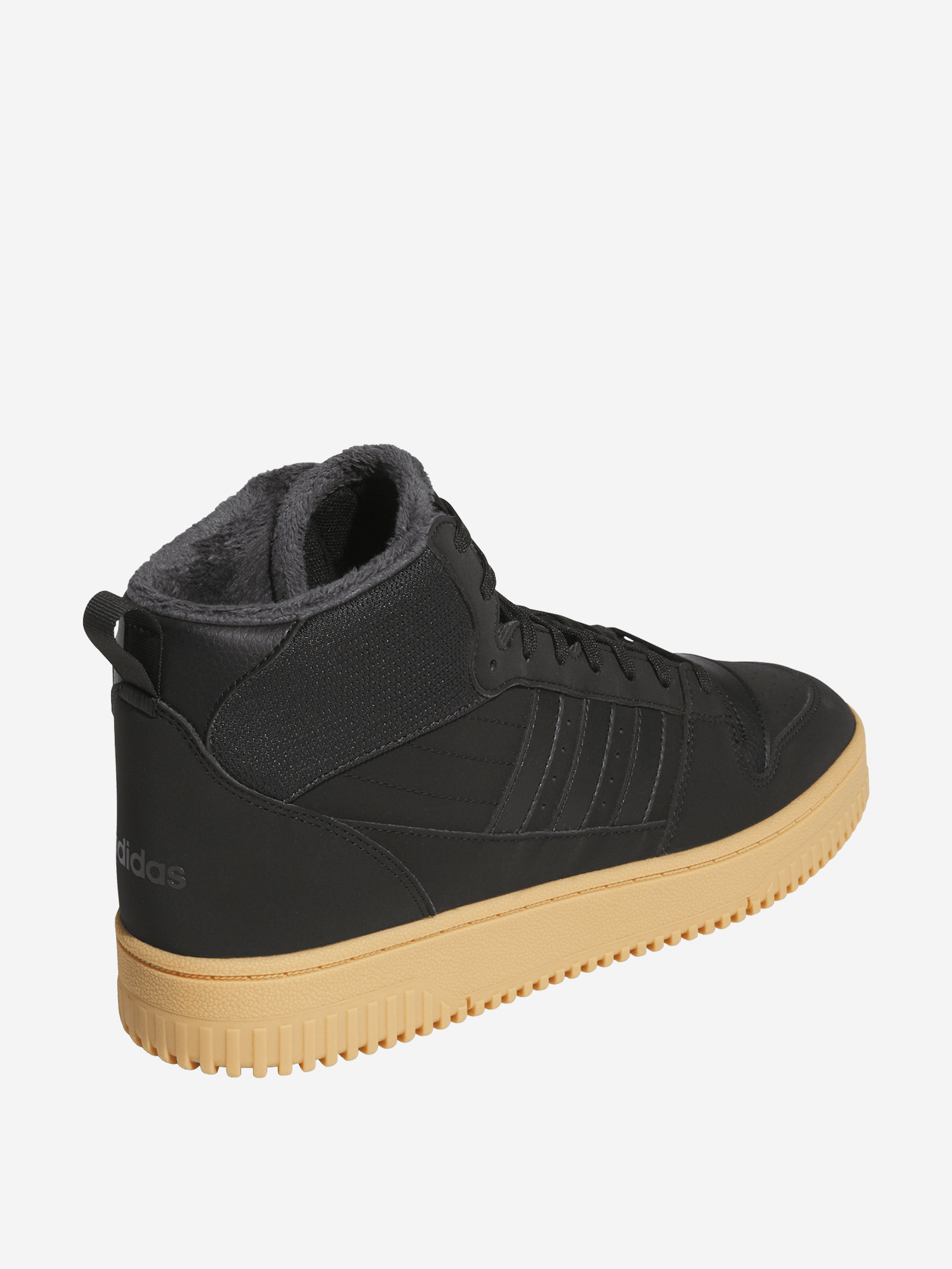 фото Кеды утепленные женские adidas break start mid winterized, черный
