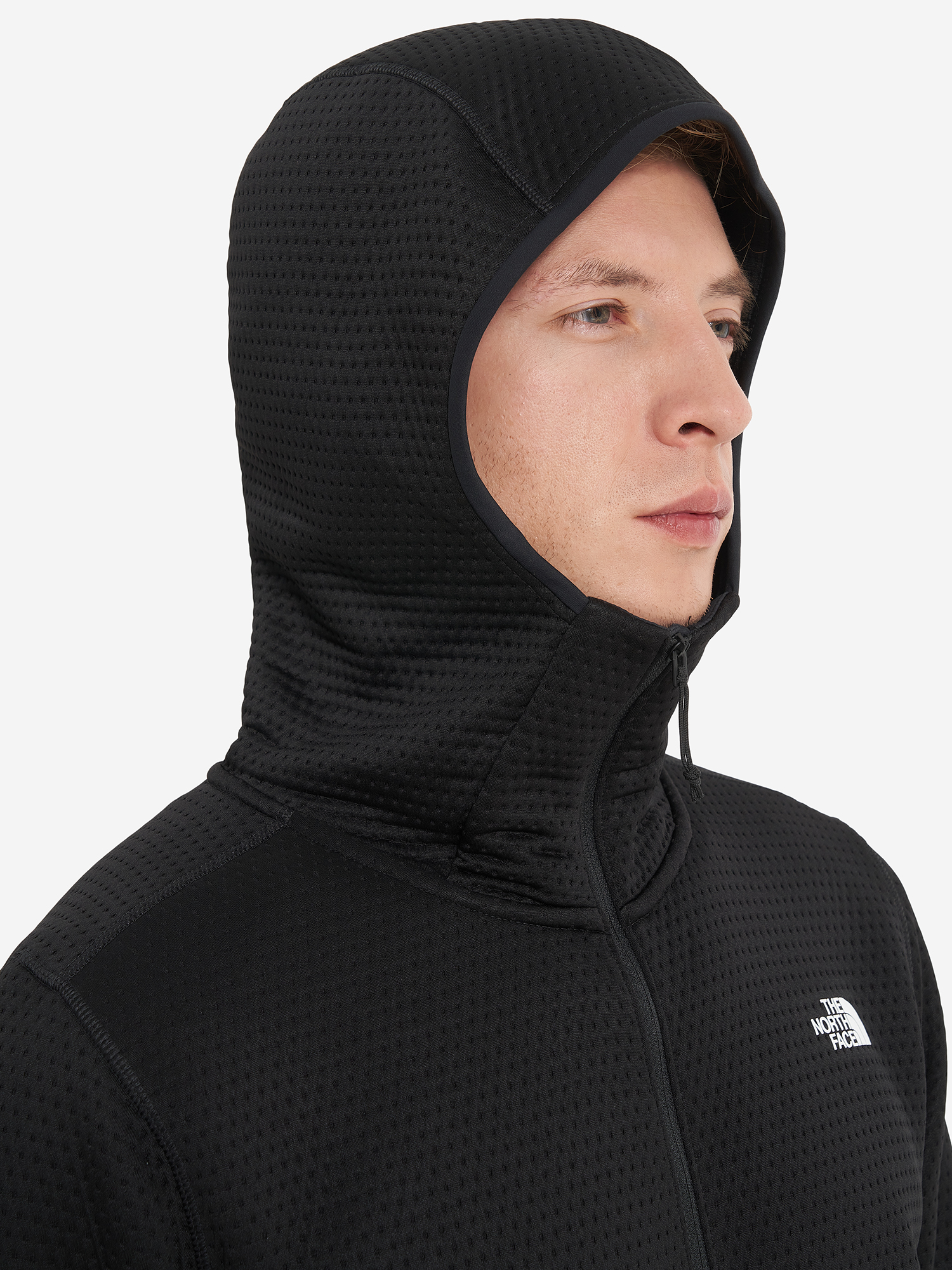 фото Толстовка мужская the north face vertical thermal, черный