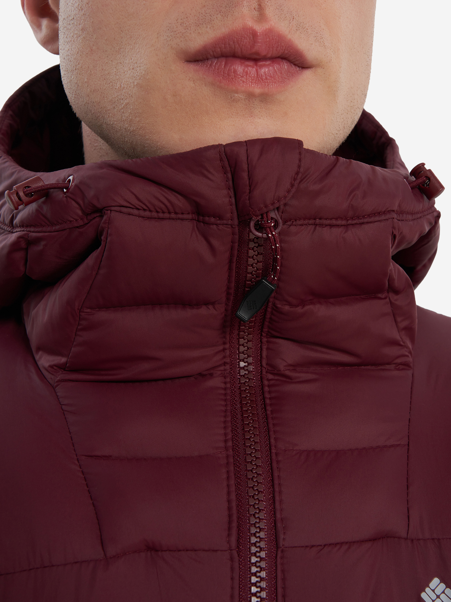фото Пуховик мужской columbia centennial creek iii down hooded jacket, красный