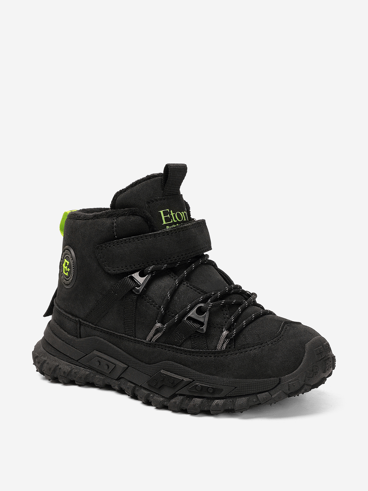 фото Полуботинки утепленные для мальчиков etonic salvo, черный