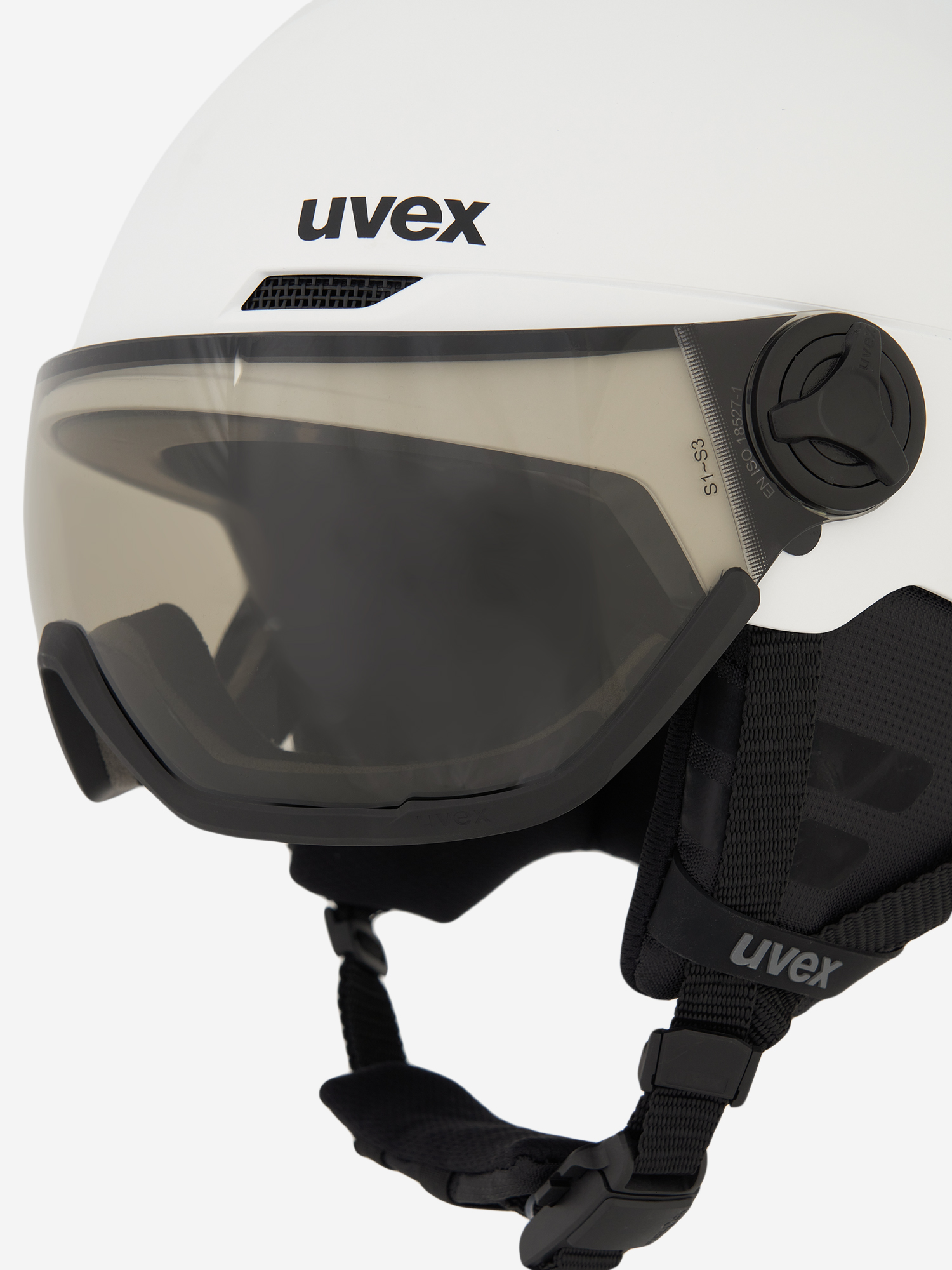 фото Шлем uvex wanted visor pro v, белый