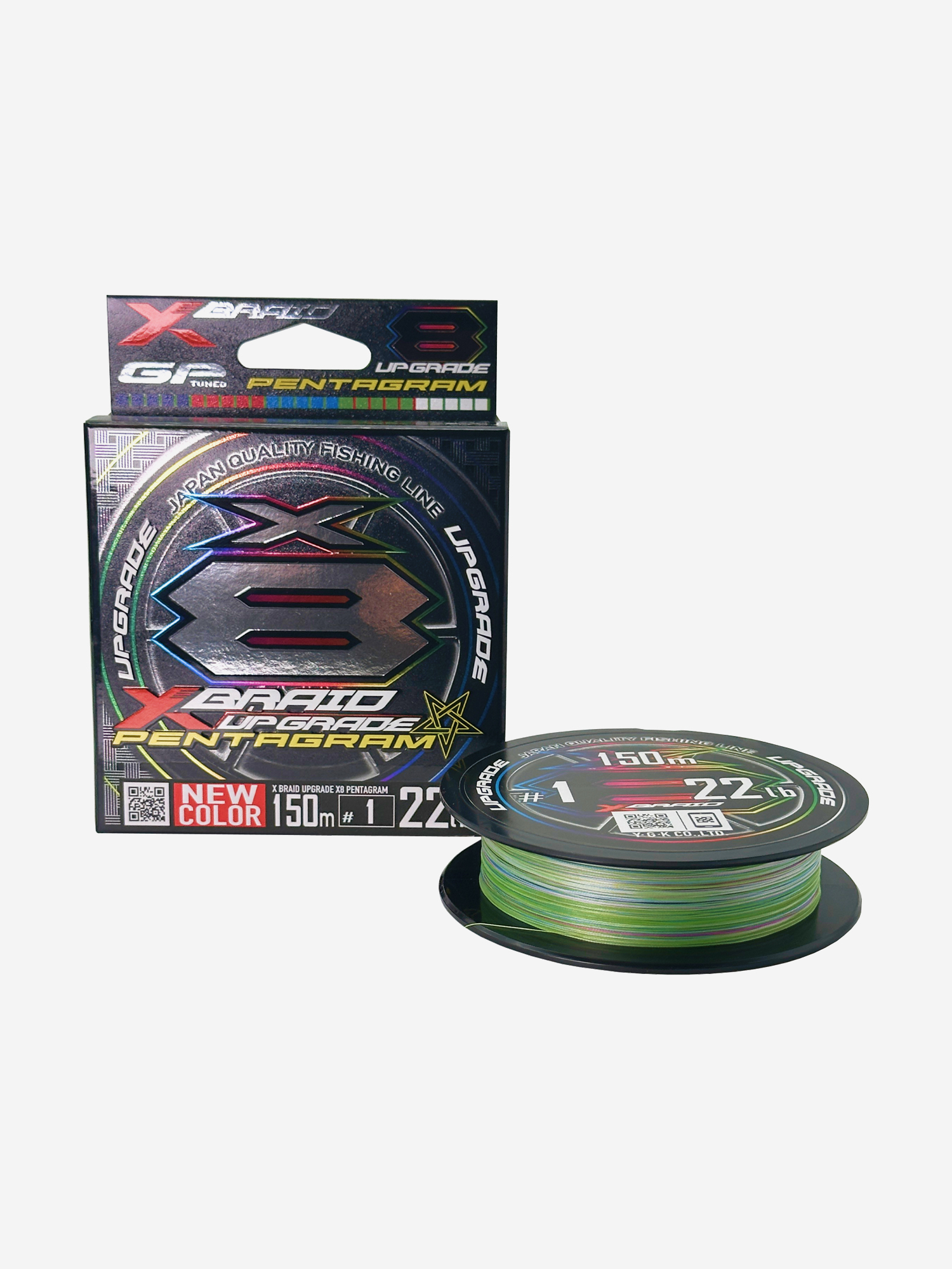 Шнур YGK X-Braid Upgrade X8 Pentagram 150м Multicolor #1.0, 0.165мм, 22lb, 9.9кг, Мультицвет
Шнур YGK X-Braid Upgrade X8 Pentagram 150м Multicolor #1.0, 0.165мм, 22lb, 9.9кг, Мультицвет