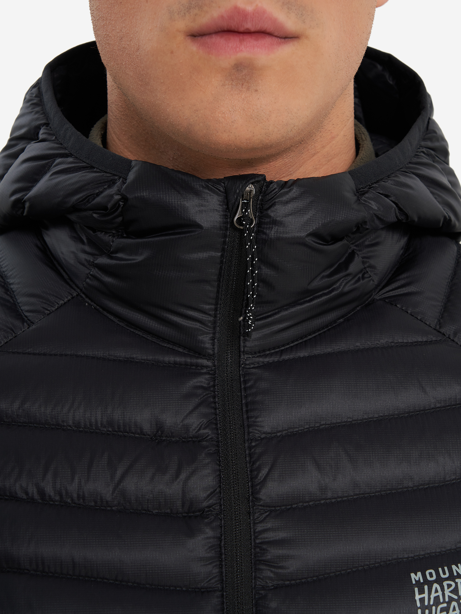 фото Пуховик мужской mountain hardwear ghost whisperer, черный