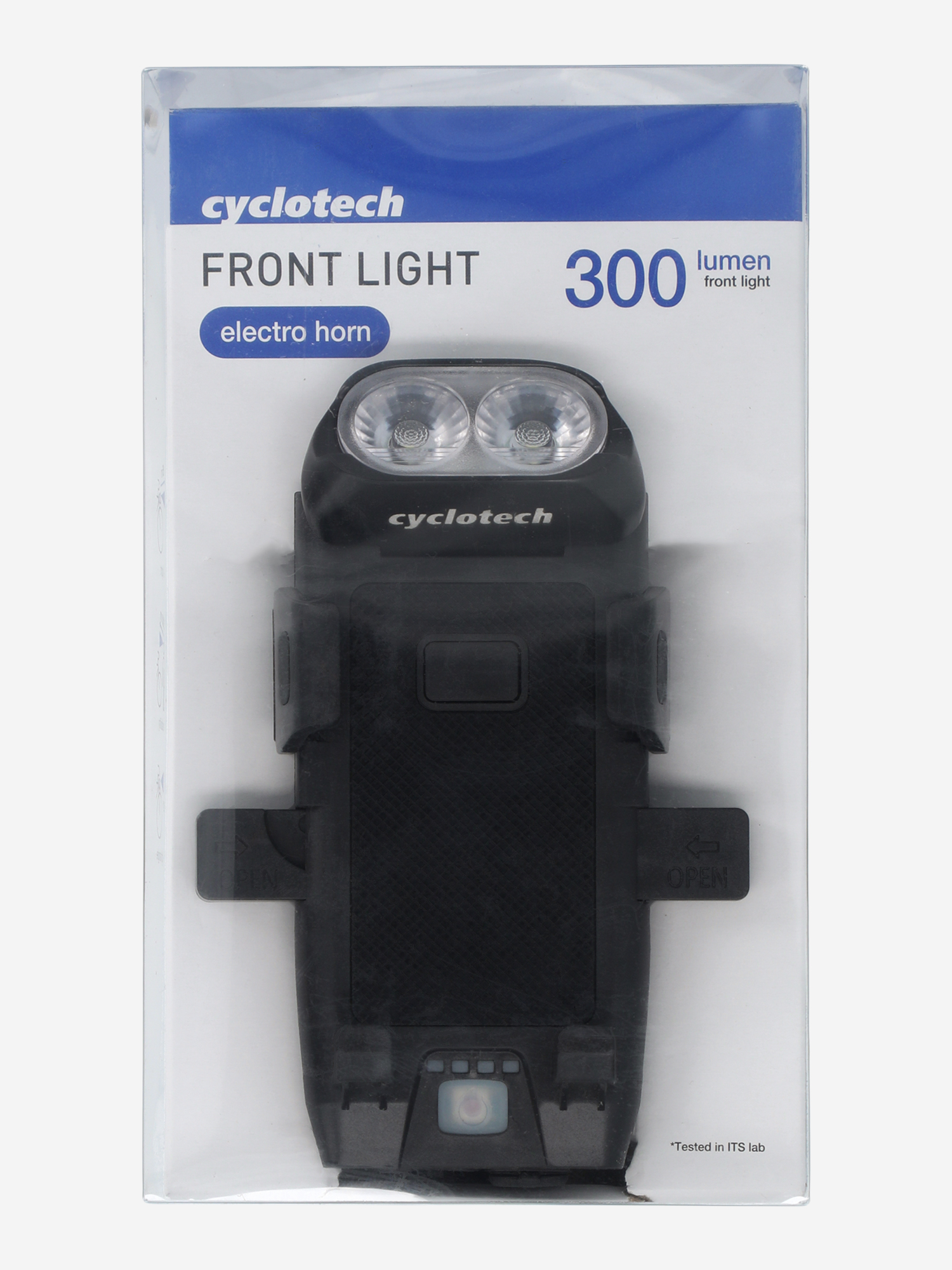 фото Фонарь велосипедный передний cyclotech ql-200 rm, черный