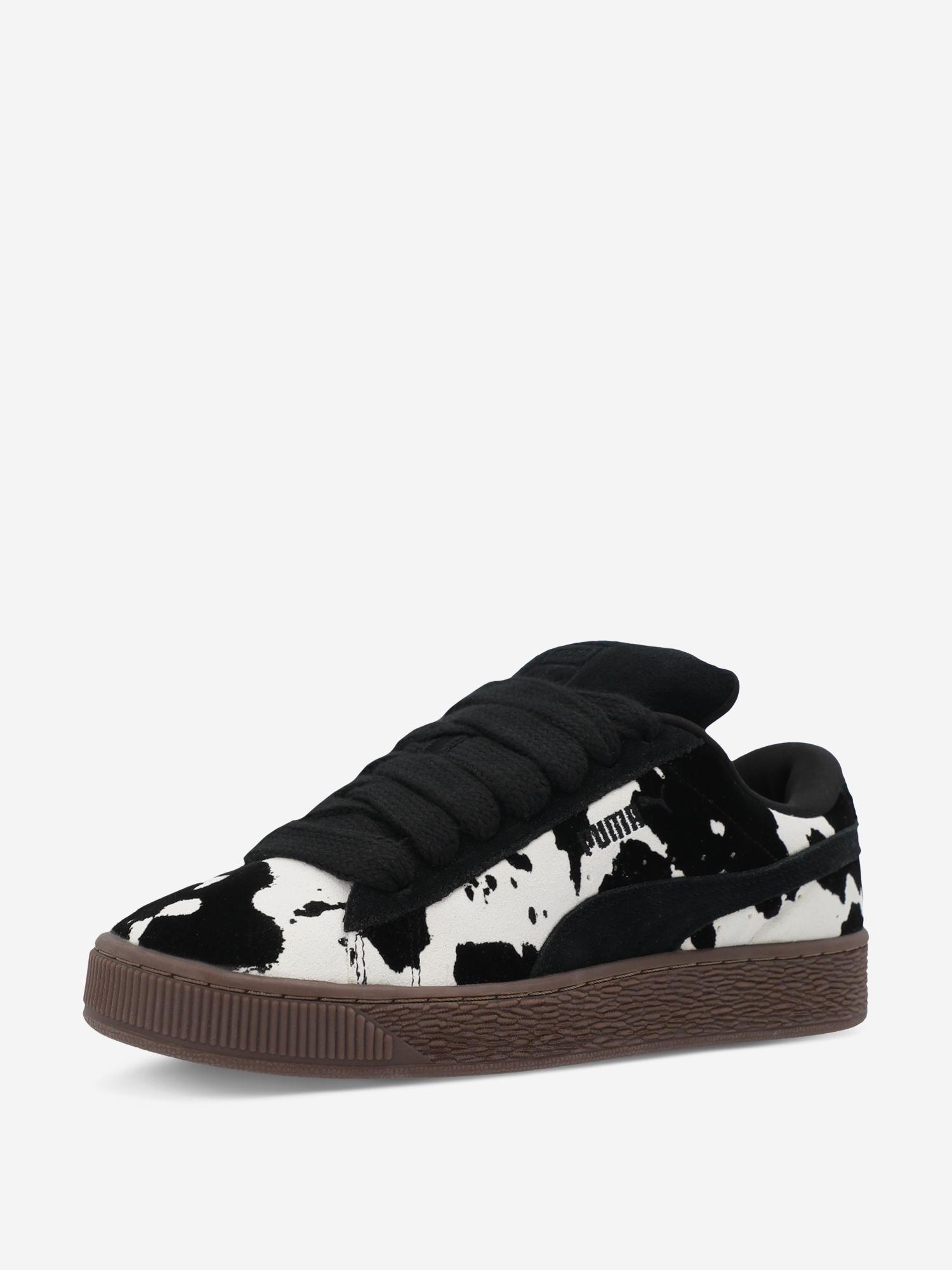 фото Кеды женские puma suede xl wild instinct, черный