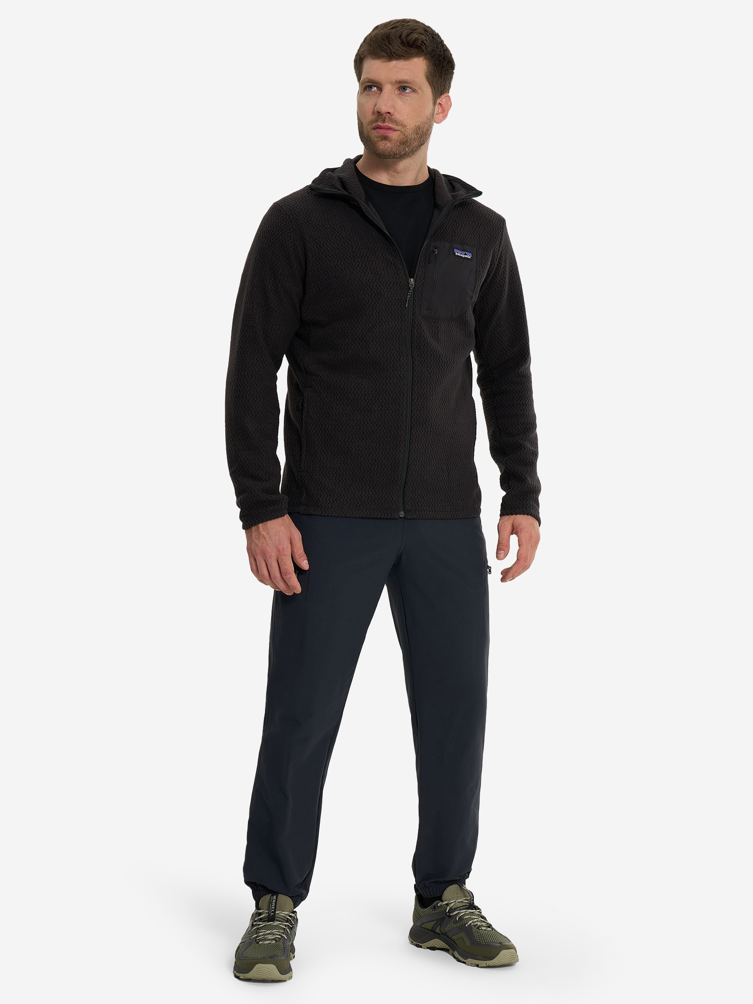 фото Толстовка мужская patagonia air, черный