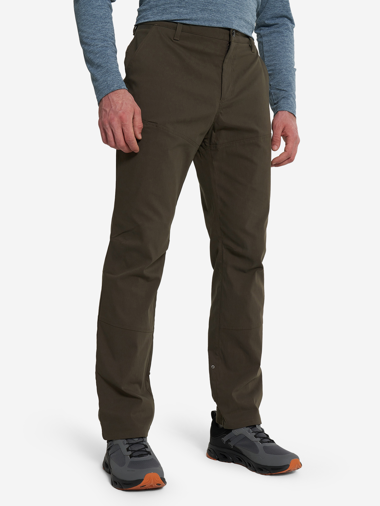 фото Брюки мужские mountain hardwear ap pant, коричневый