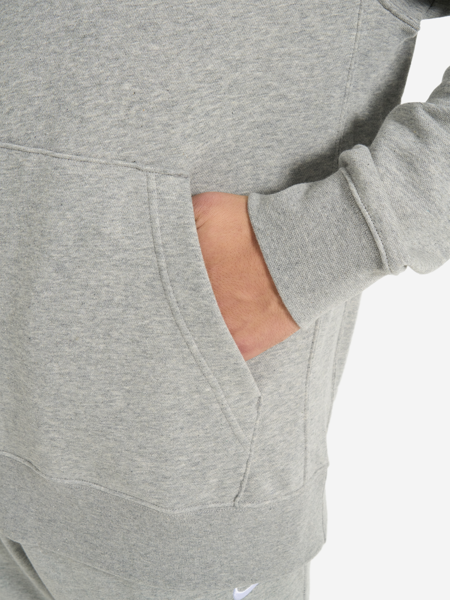 фото Худи мужское nike club hoodie, серый