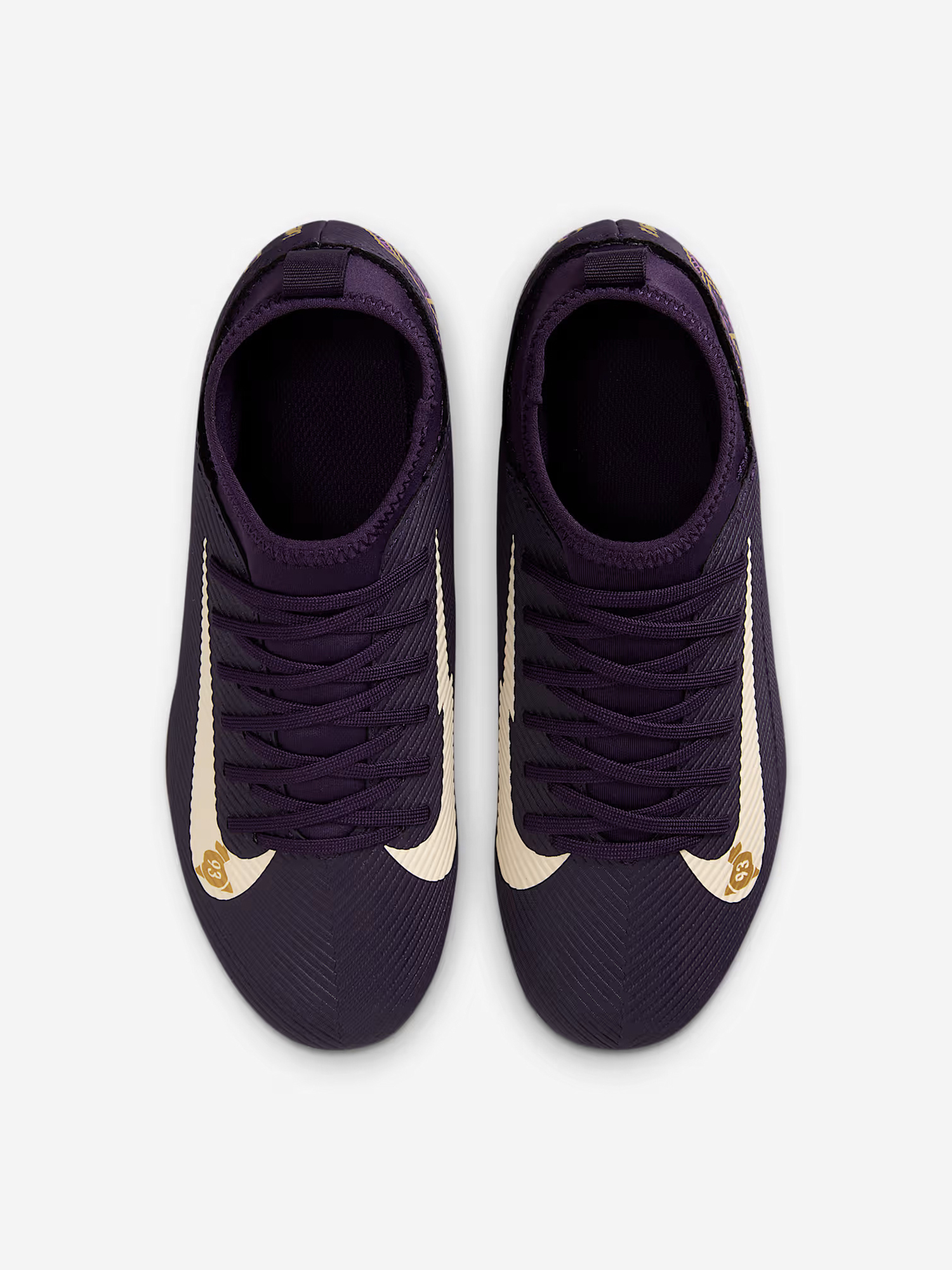 фото Бутсы для мальчиков nike superfly 10 club km fg/mg, фиолетовый