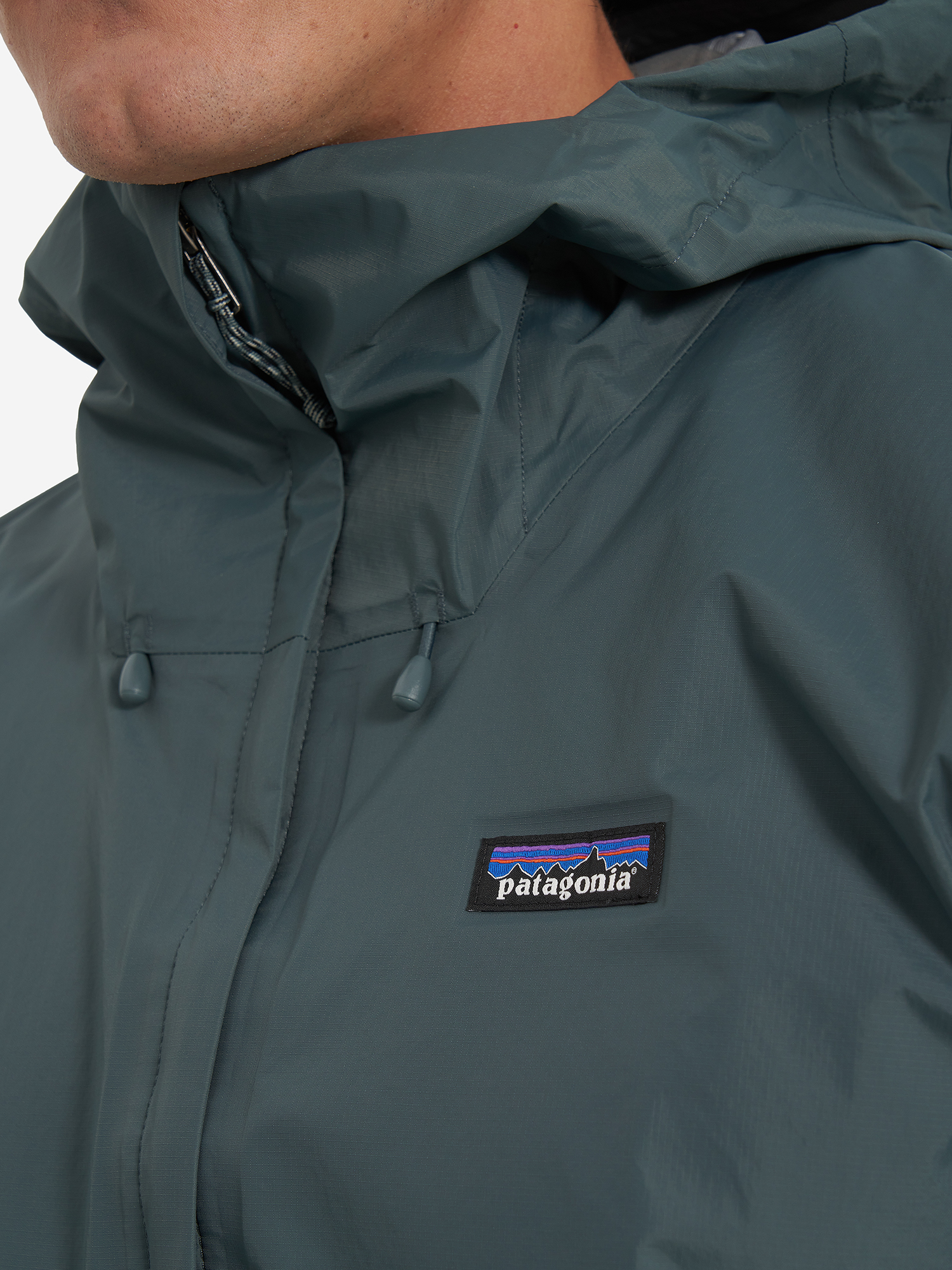 фото Куртка мембранная мужская patagonia torrentshell, зеленый