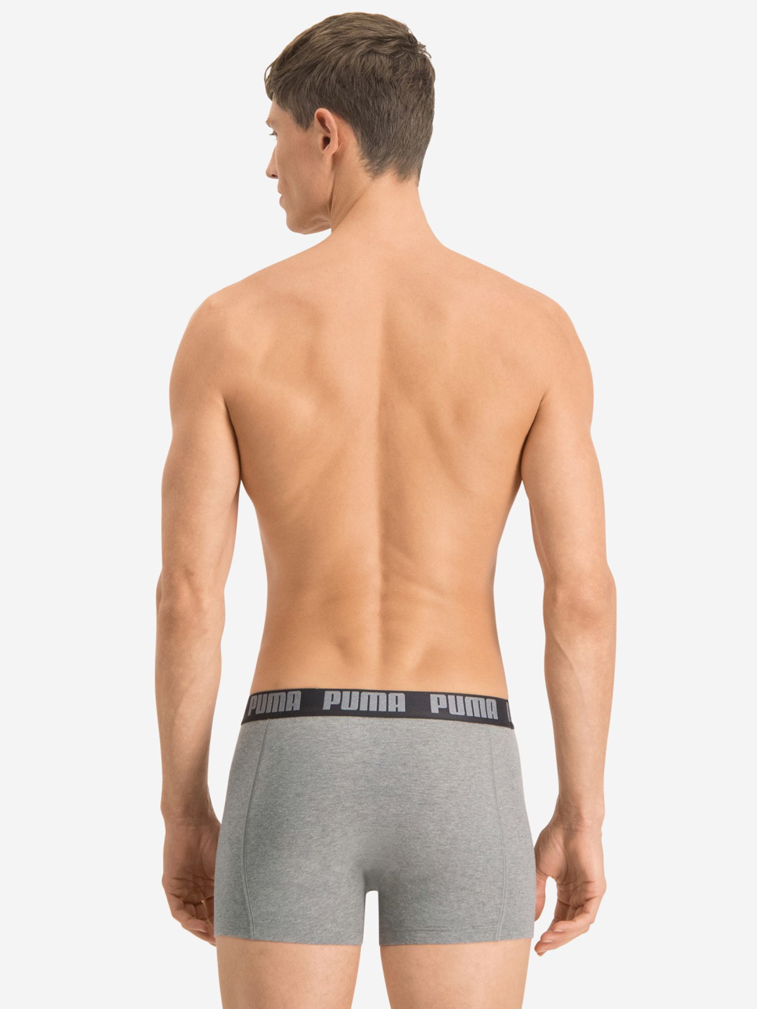 фото Трусы мужские puma basic, 2 штуки, серый