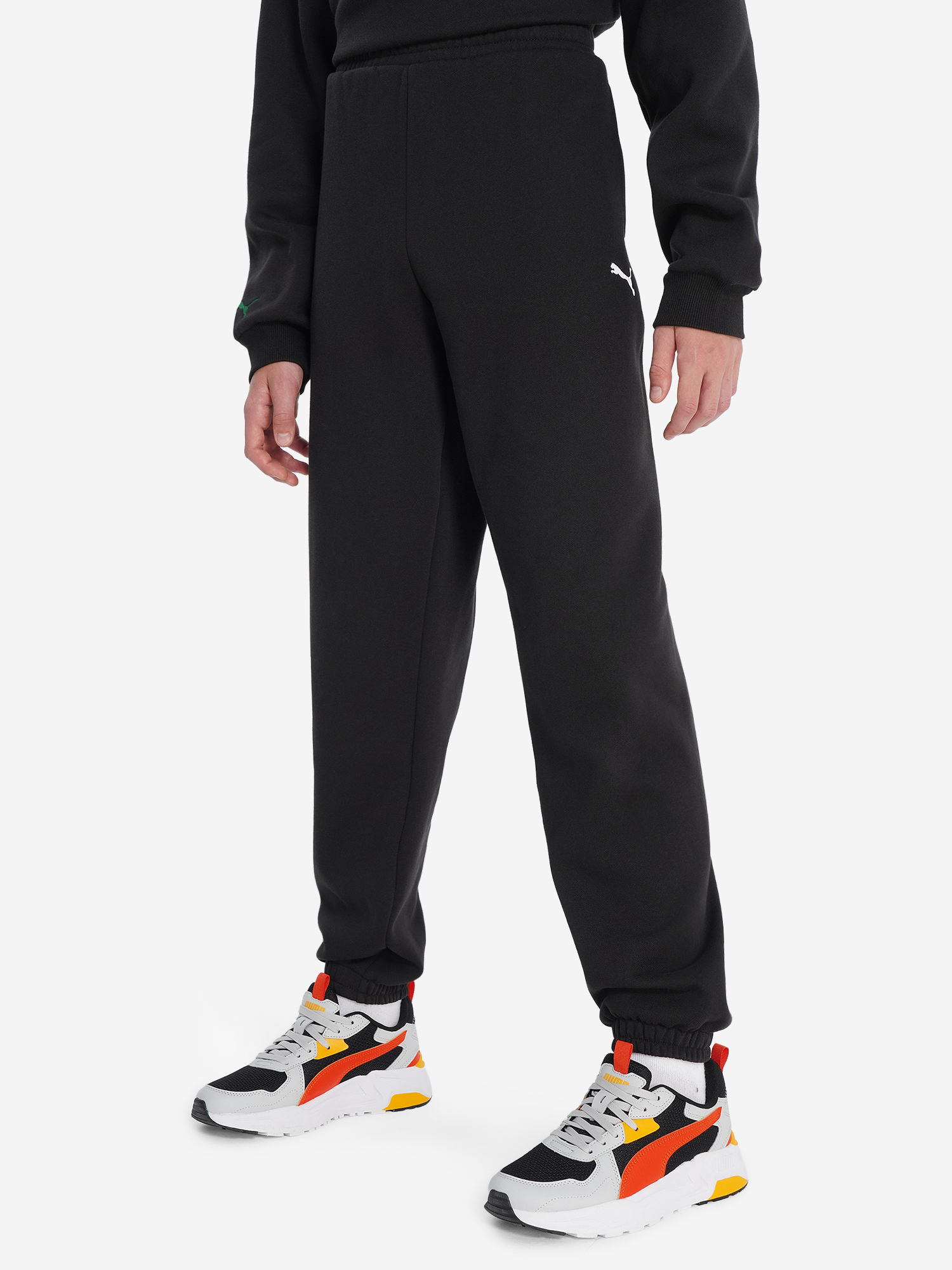 фото Брюки для мальчиков puma basketball hoopstellations, черный