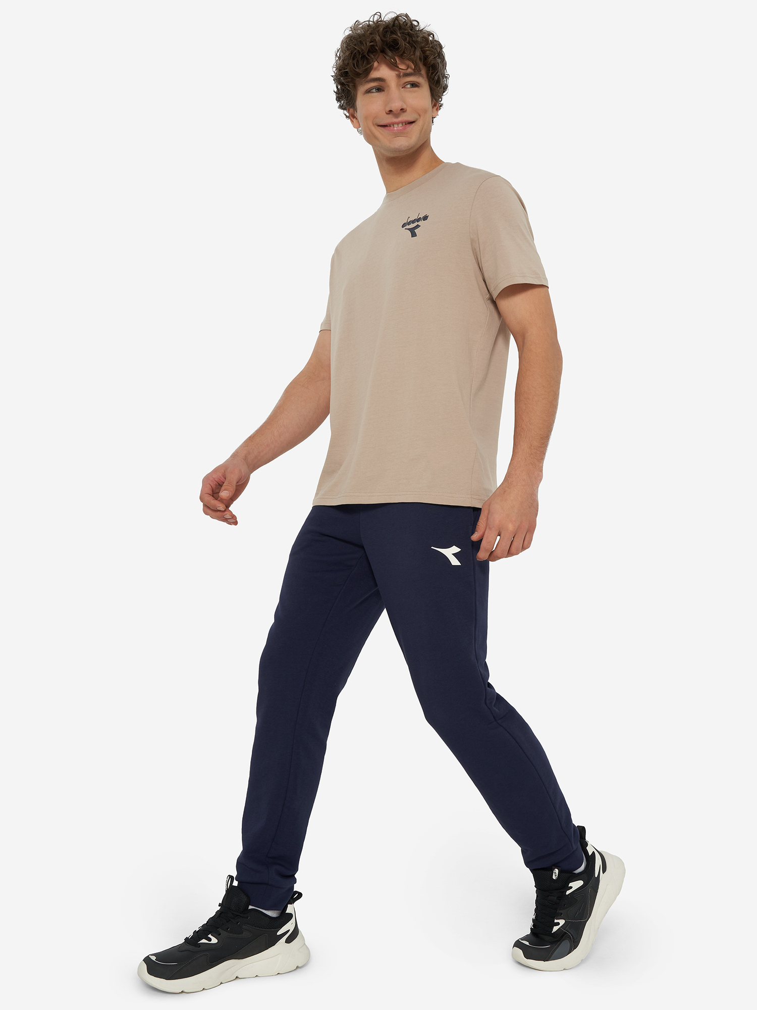 фото Футболка мужская diadora, бежевый