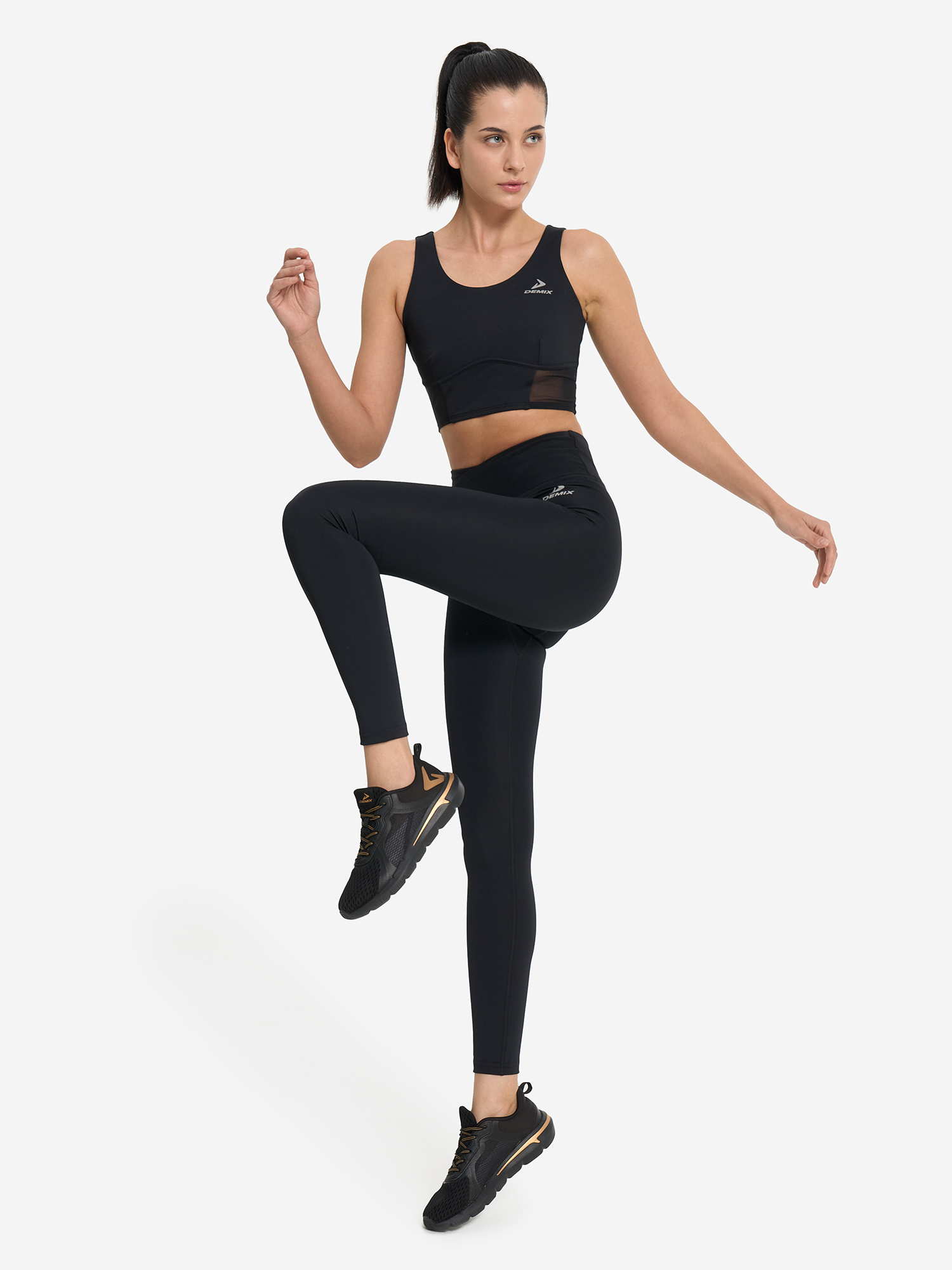 фото Топ бра спортивный demix musefit gym, черный