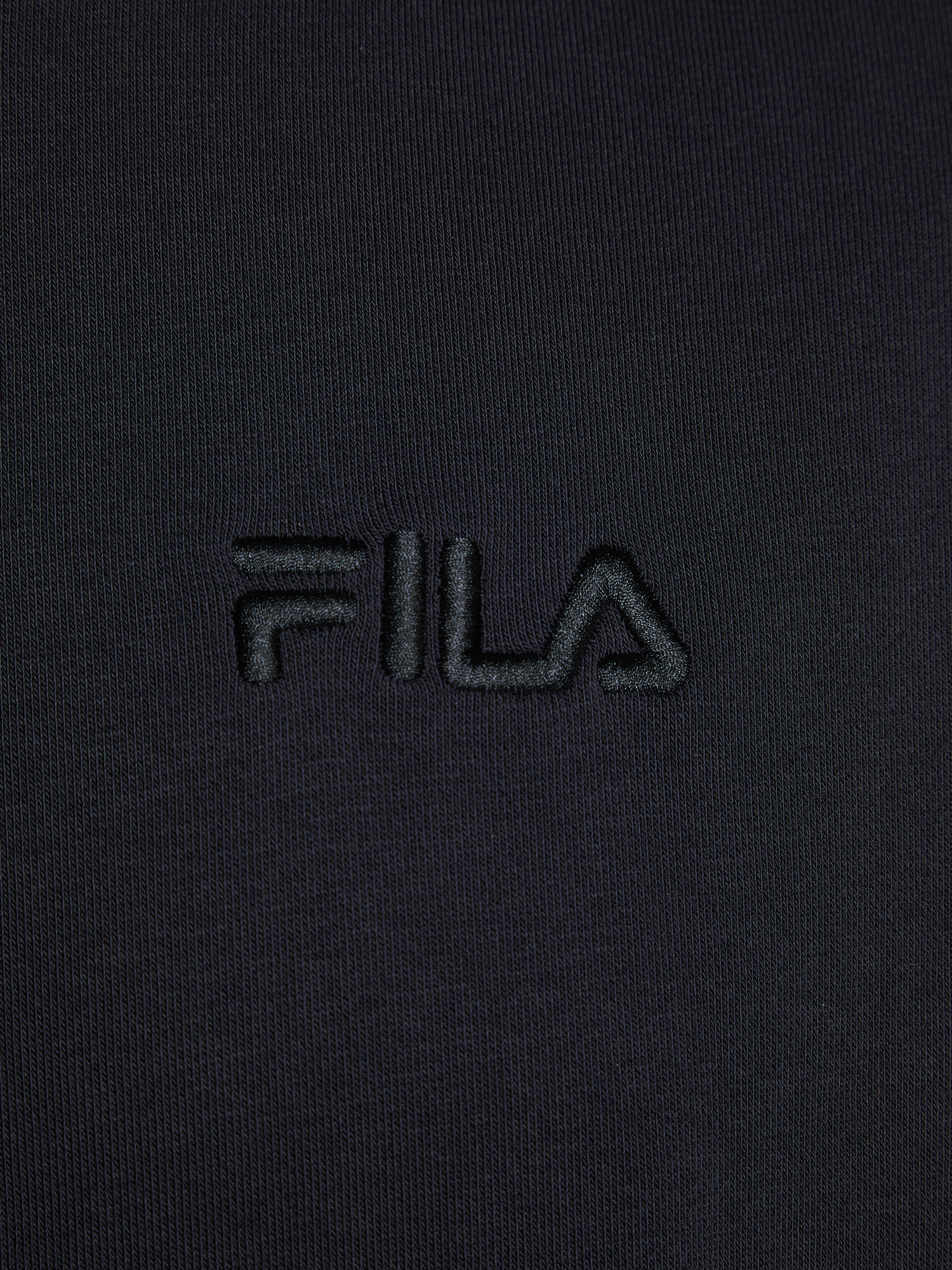 фото Худи мужское оверсайз fila, черный