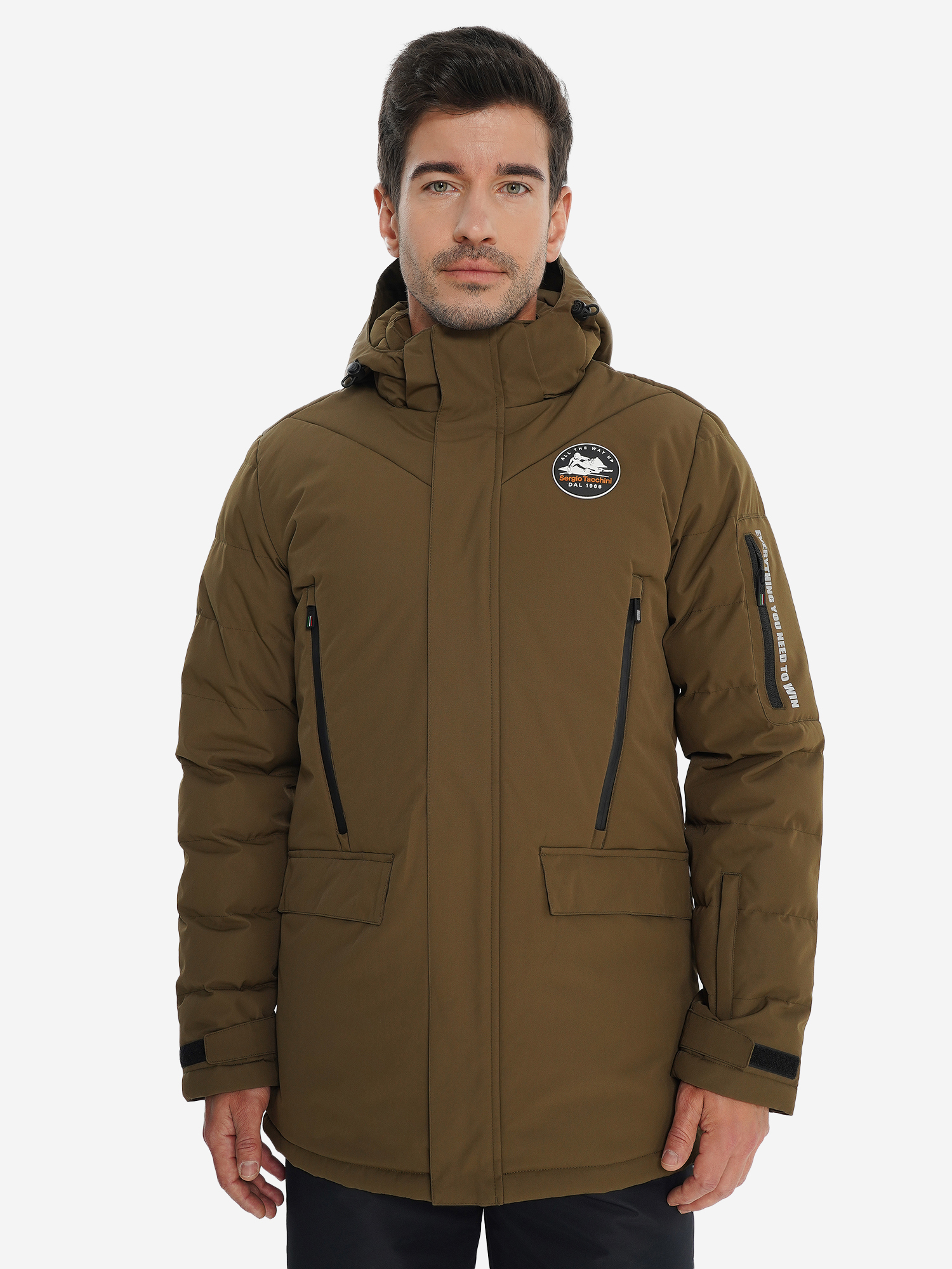 фото Куртка утепленная мужская sergio tacchini john, зеленый