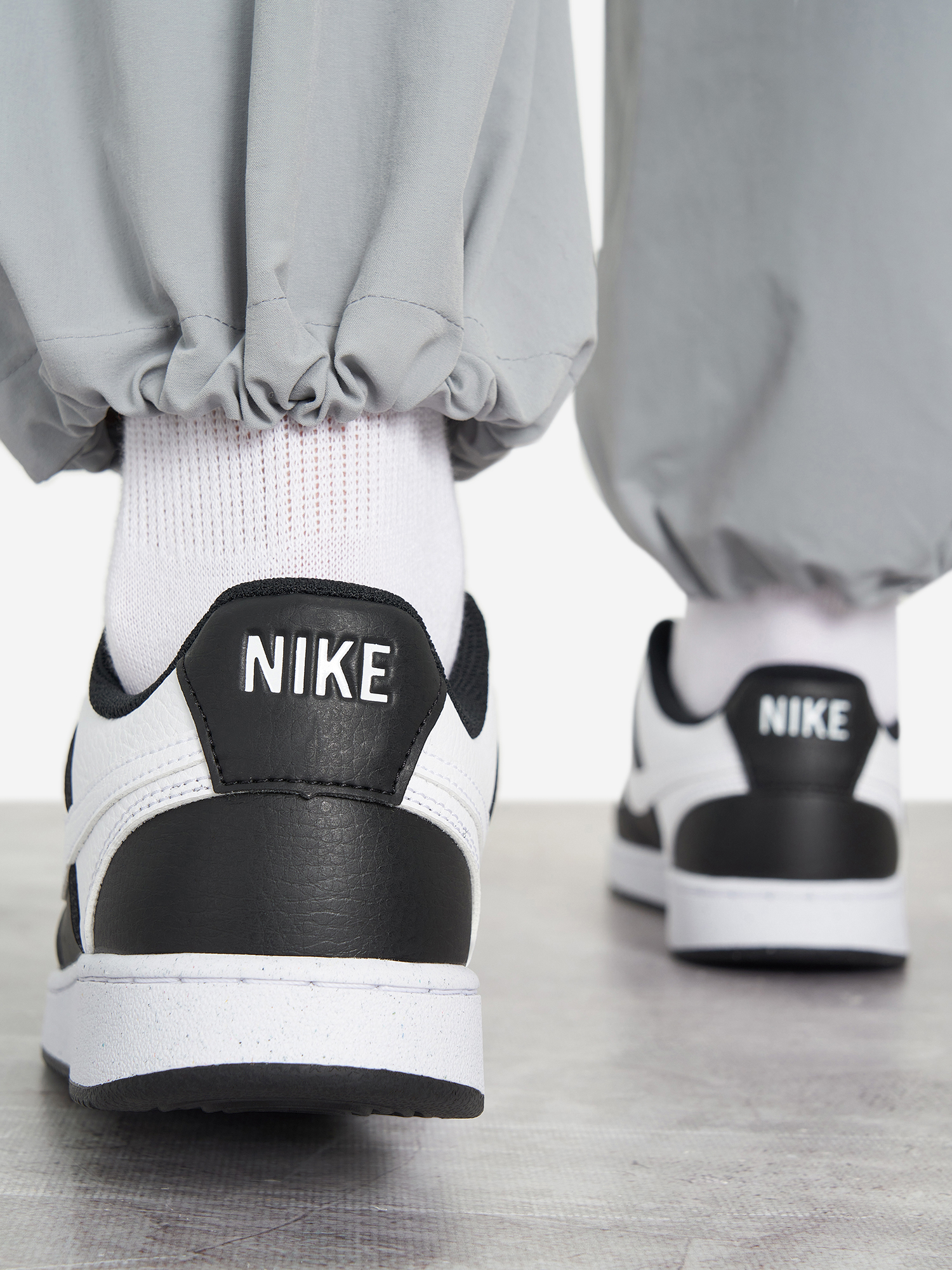 фото Кеды женские nike court vision low next nature, черный
