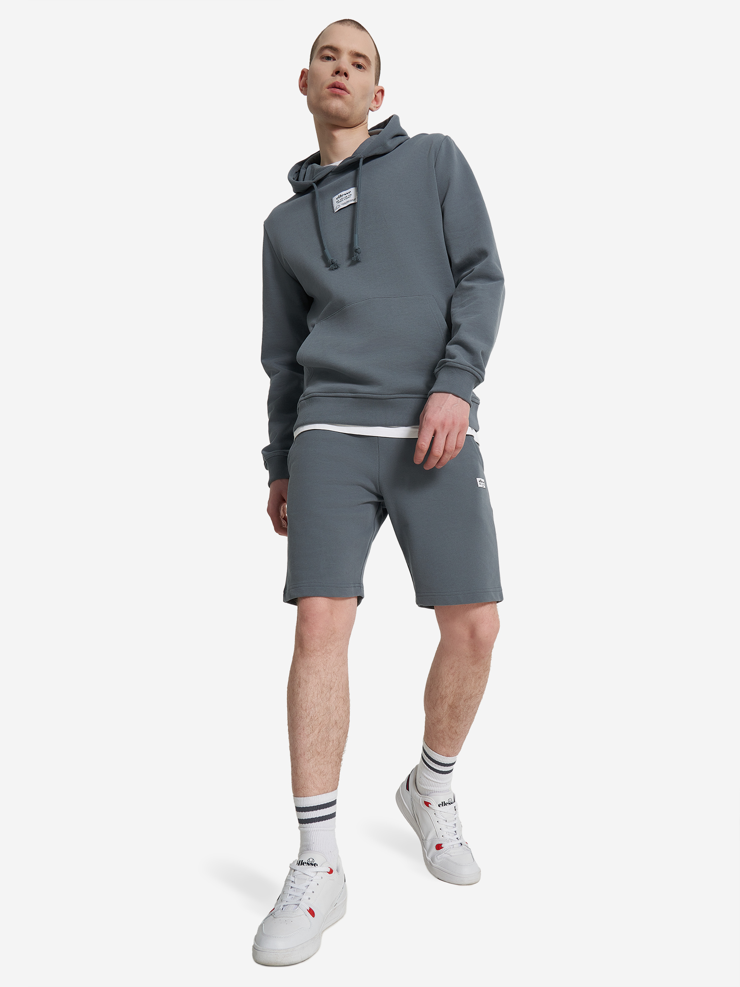 фото Худи мужское ellesse, серый