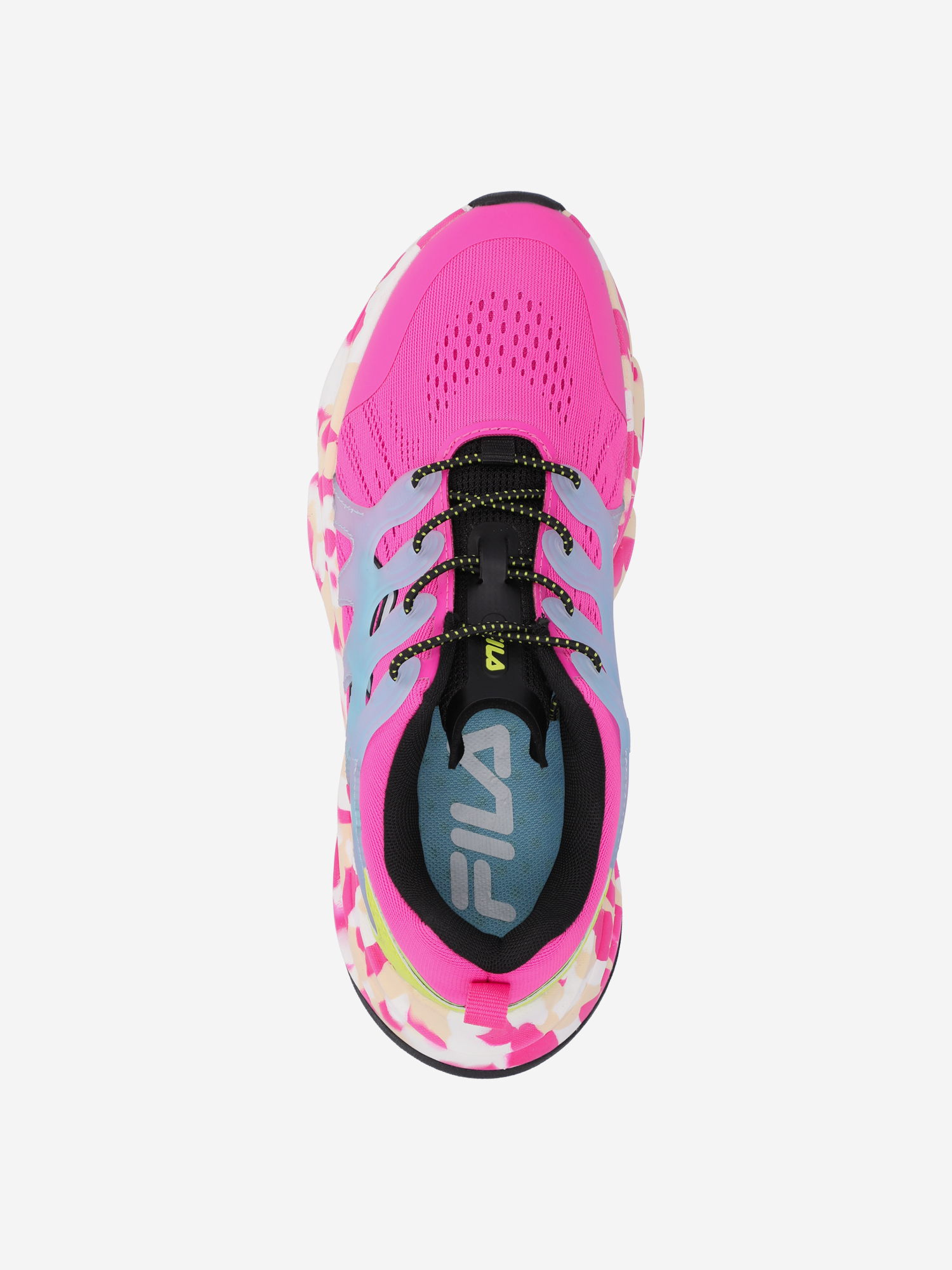 фото Кроссовки для девочек fila silva runner, розовый