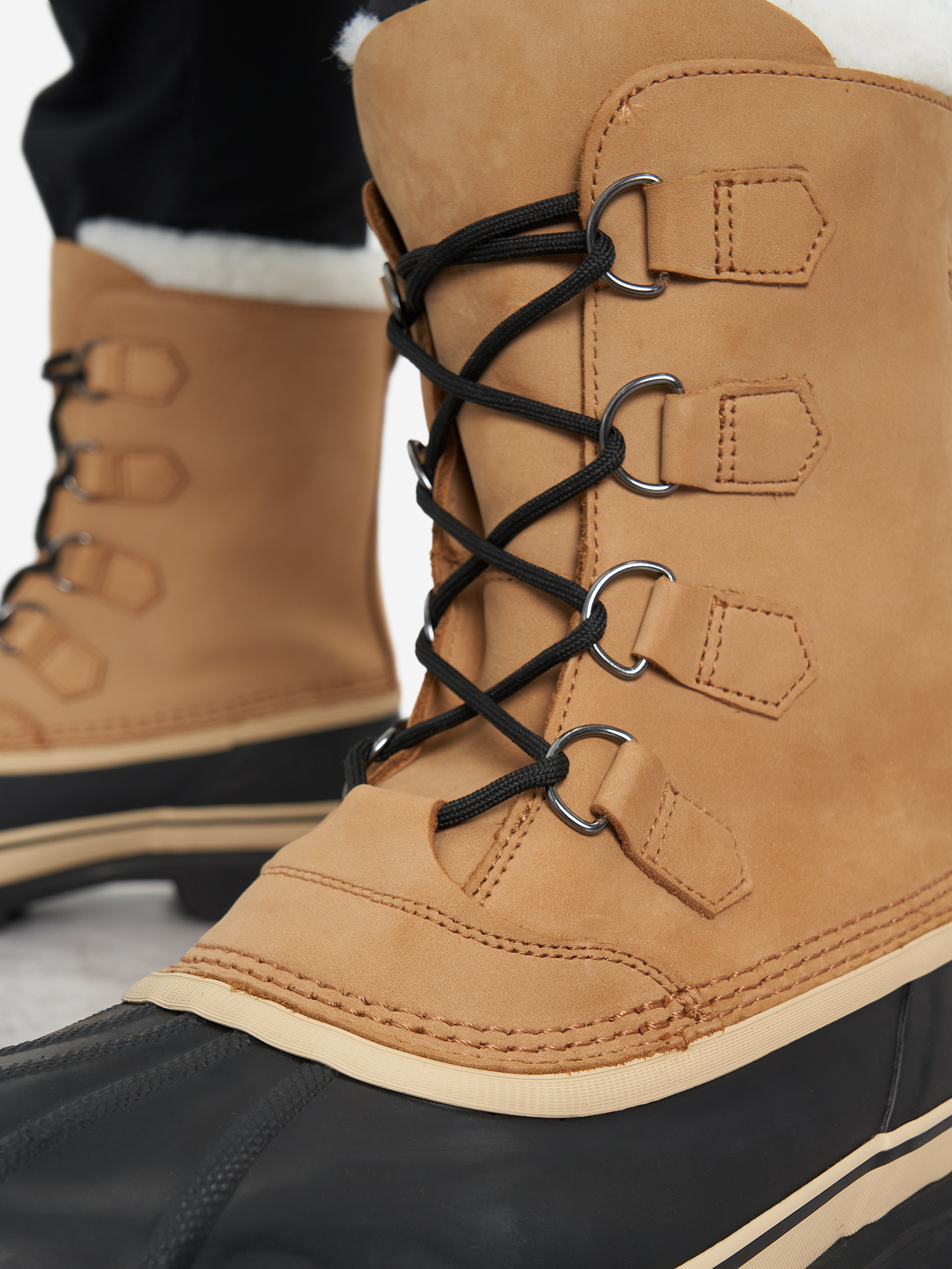 фото Сапоги утепленные мужские sorel caribou waterproof, желтый