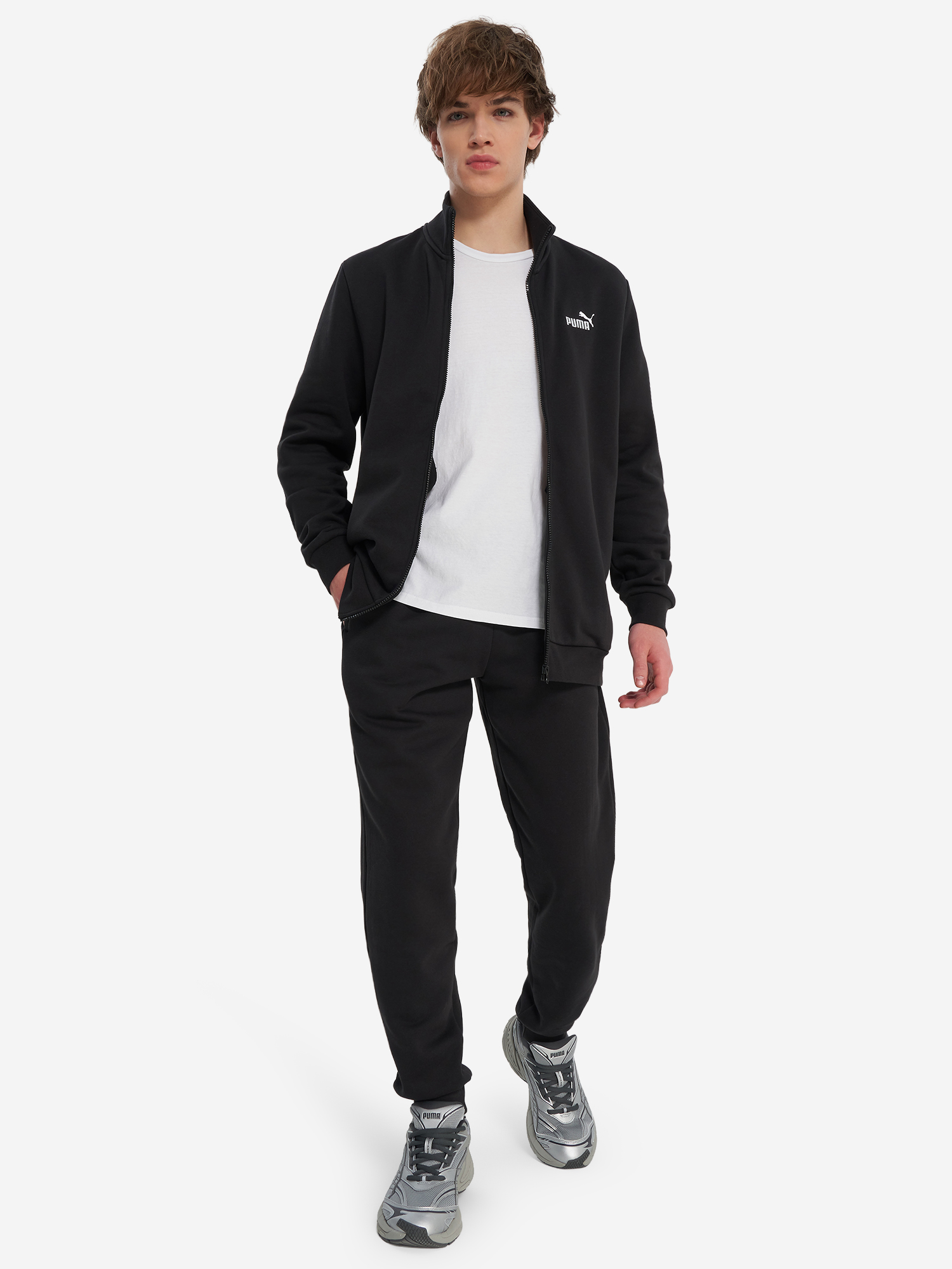 фото Костюм мужской puma ess sweat, черный