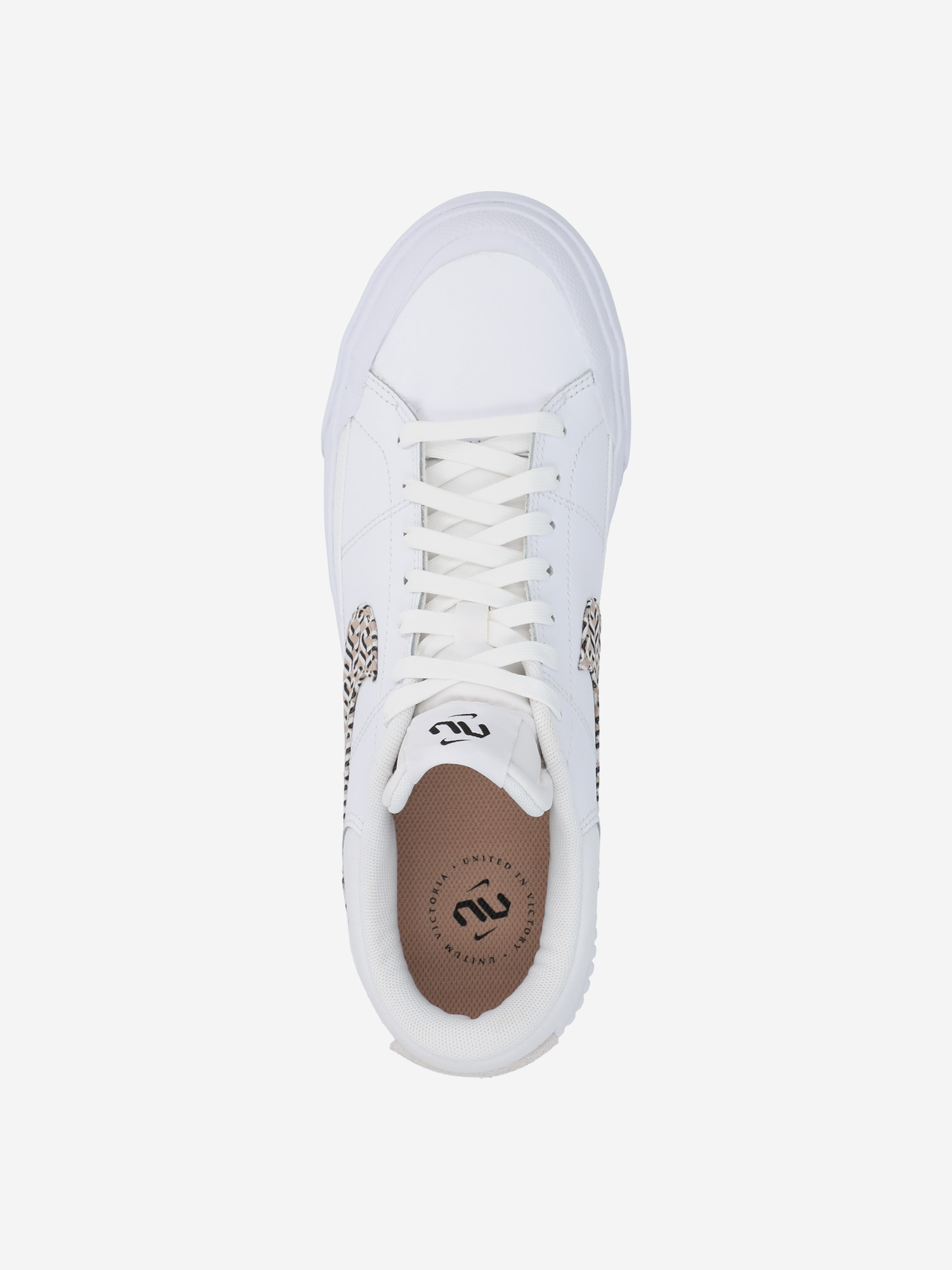 фото Кеды женские nike court legacy lift, белый