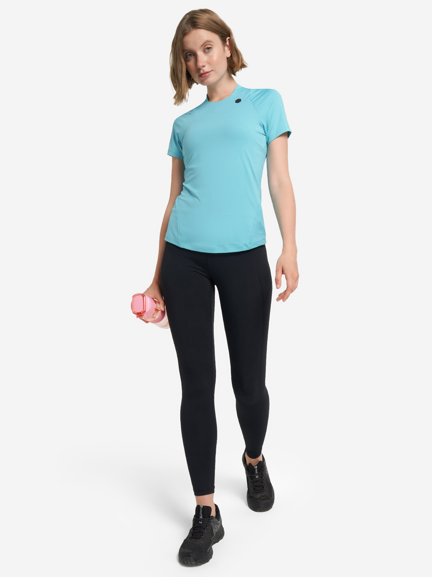фото Футболка женская under armour rush, голубой