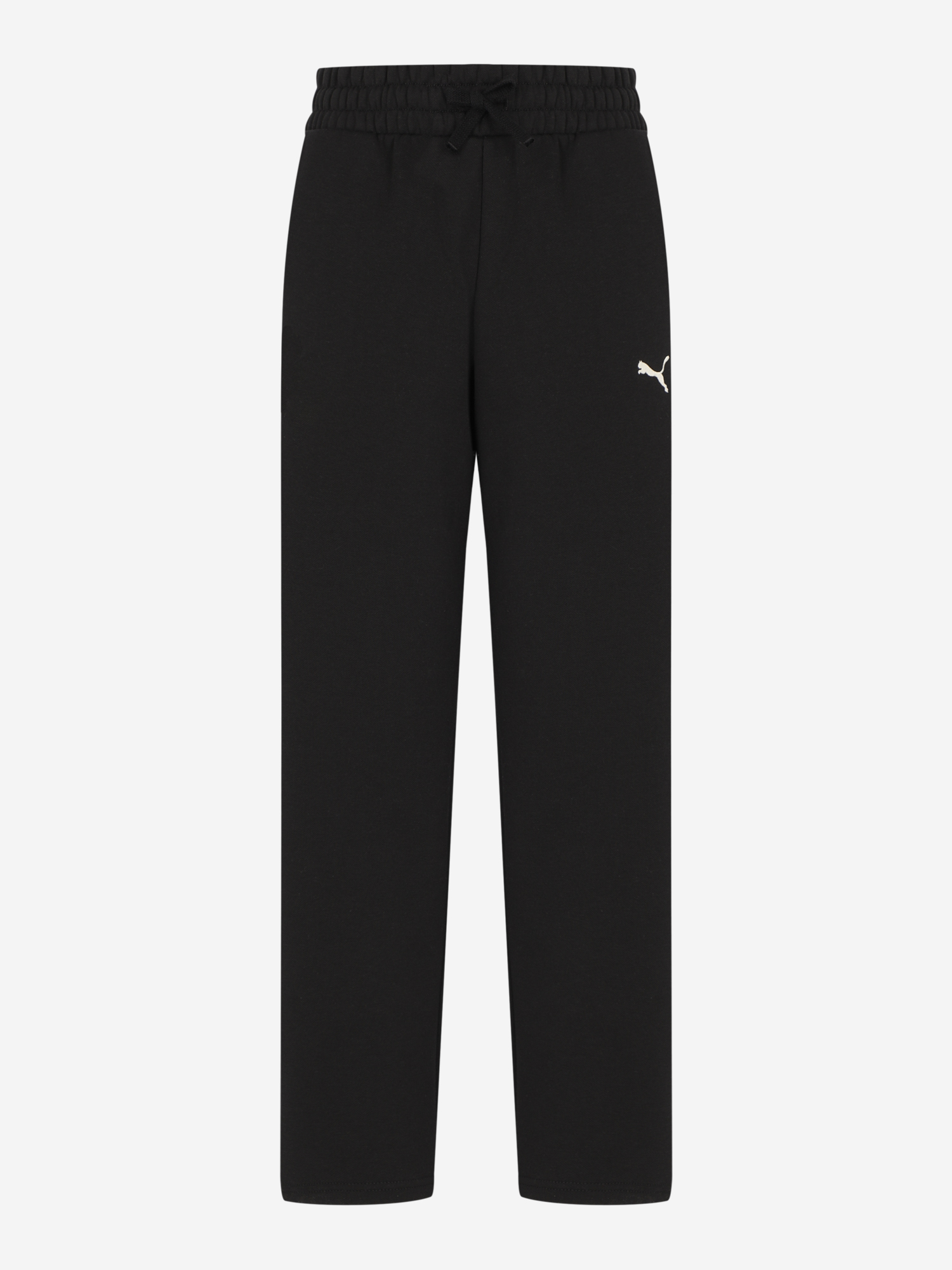 фото Брюки для девочек puma tape relaxed, черный