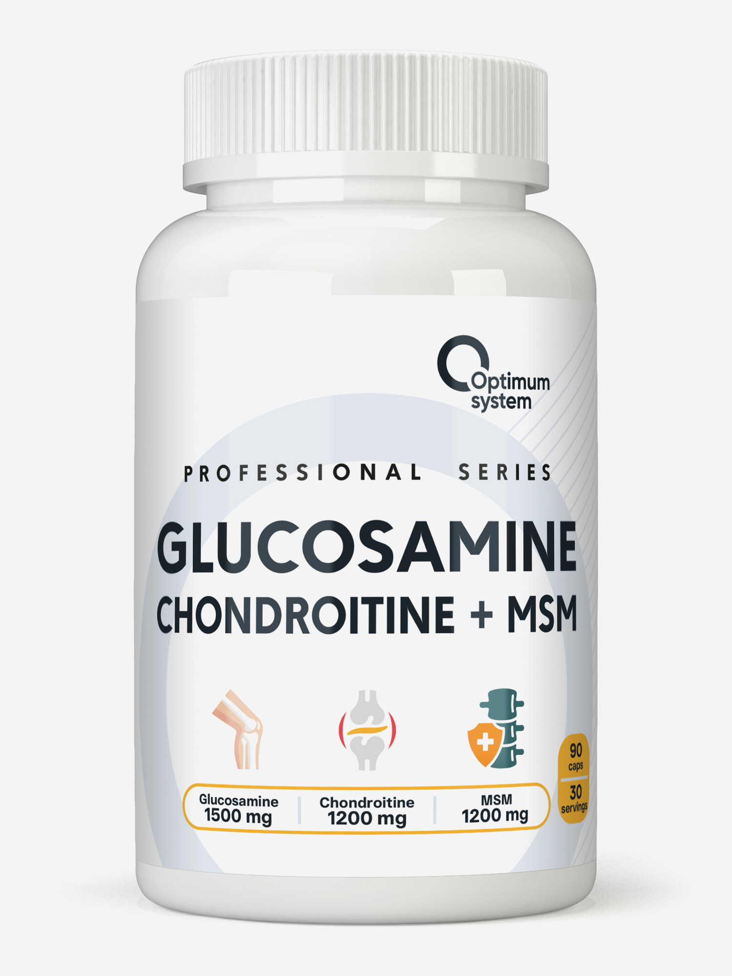 Глюкозамин и хондроитин + МСМ Optimum System, 90 капсул, Белый
Глюкозамин и хондроитин + МСМ Optimum System, 90 капсул, Белый
