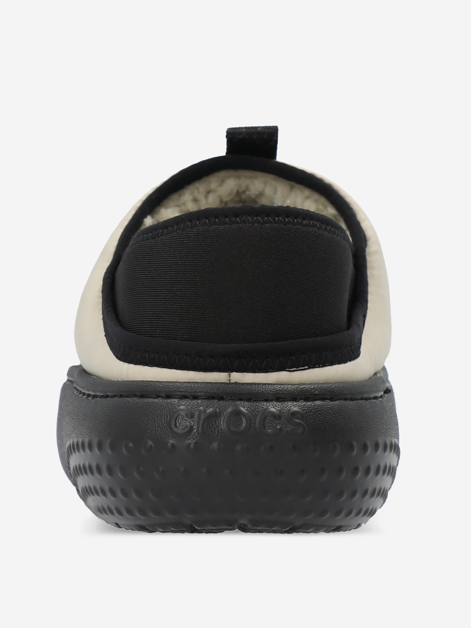 фото Полуботинки утепленные детские crocs classic puff moc k, серый