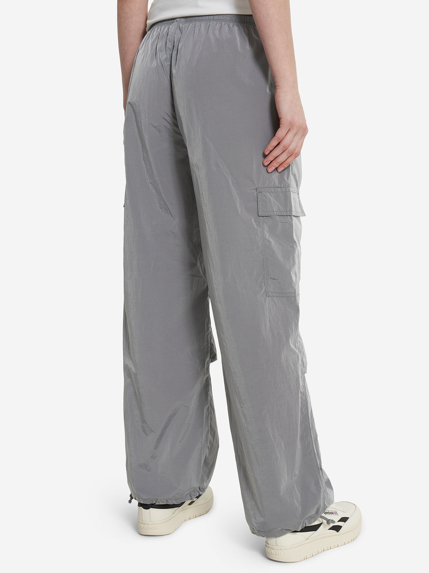 фото Брюки женские reebok studio style, серый