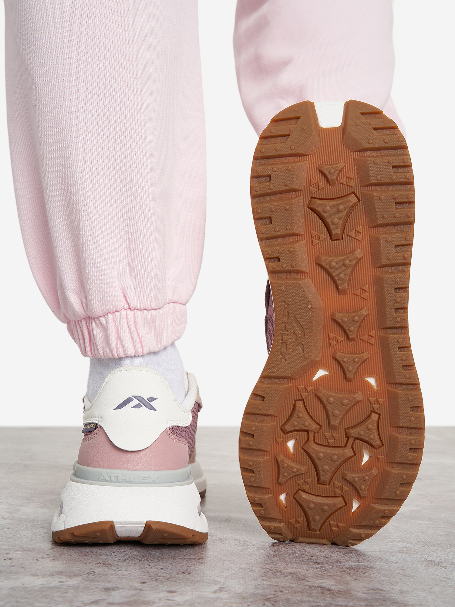 фото Кроссовки женские athlex revival, розовый