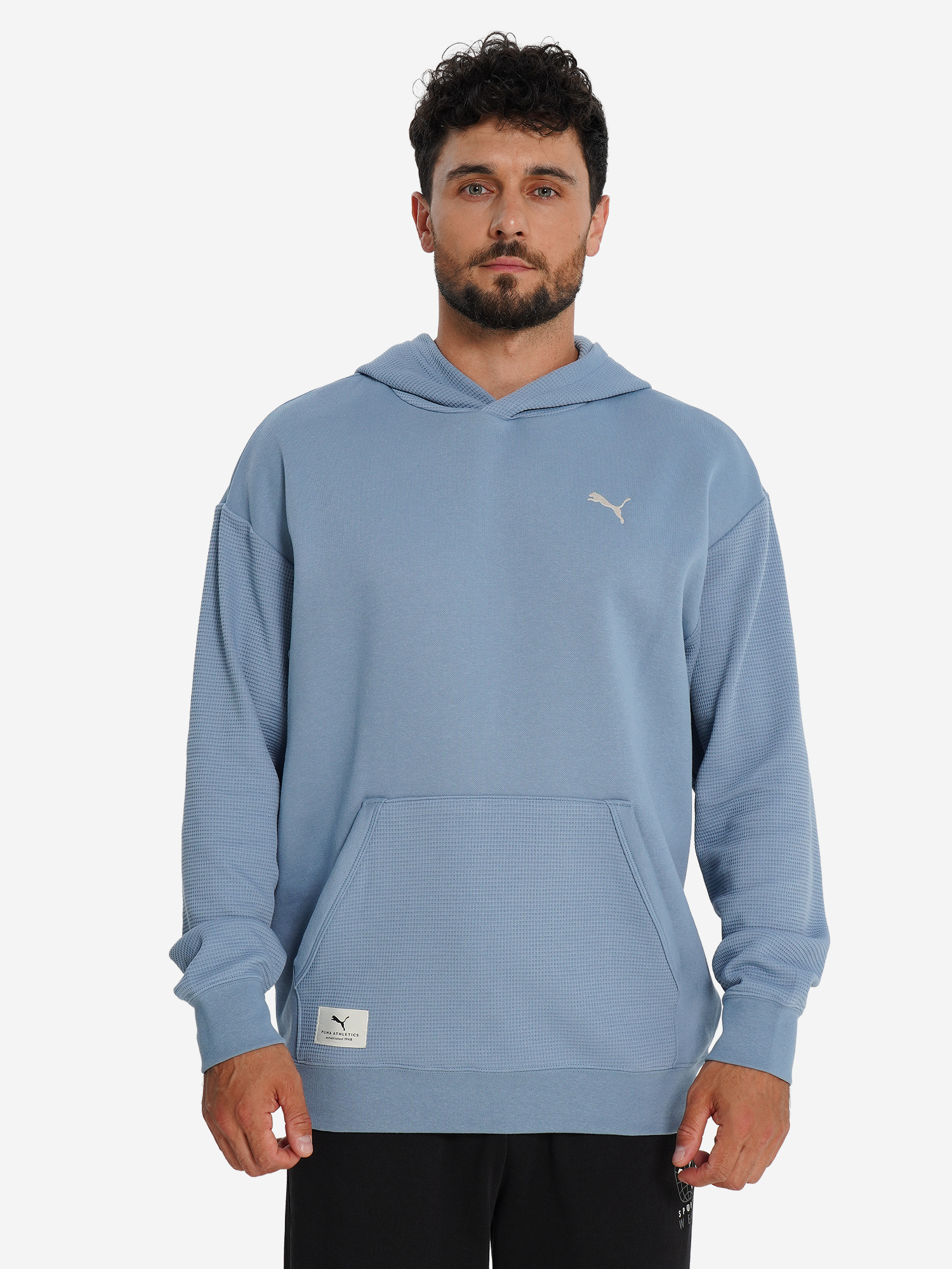 фото Худи мужское puma class relaxed pinnacle, голубой
