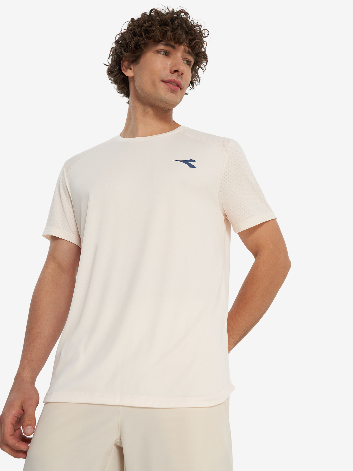 фото Футболка мужская diadora, бежевый