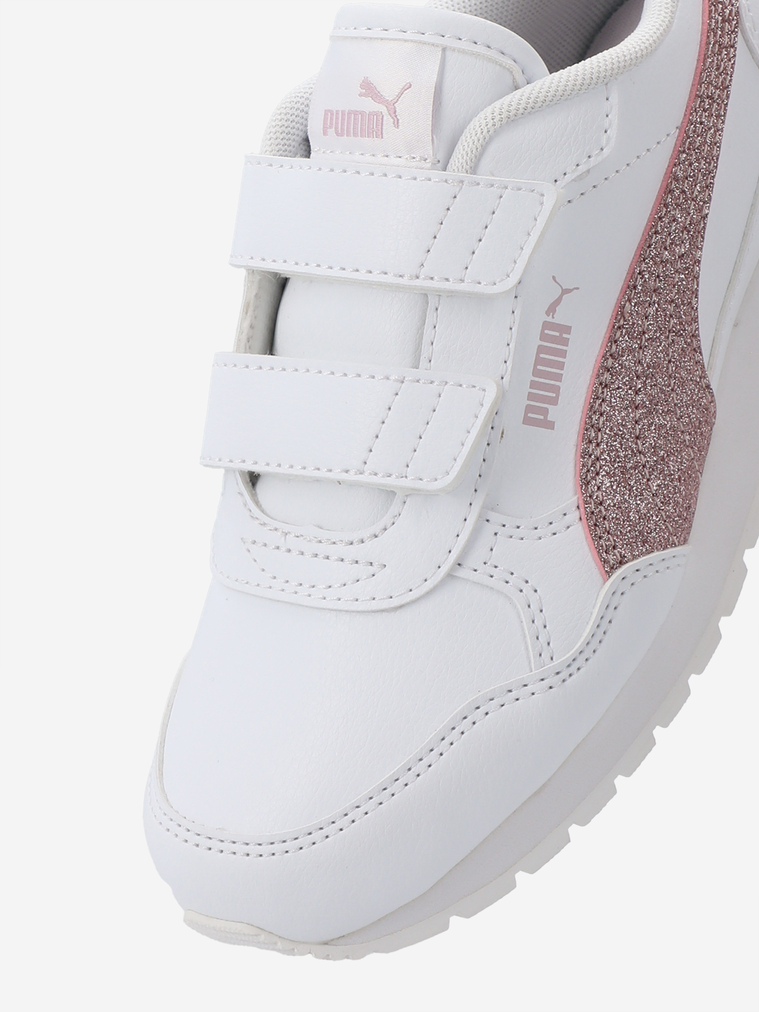 фото Кроссовки для девочек puma st runner v4 l v ps, белый