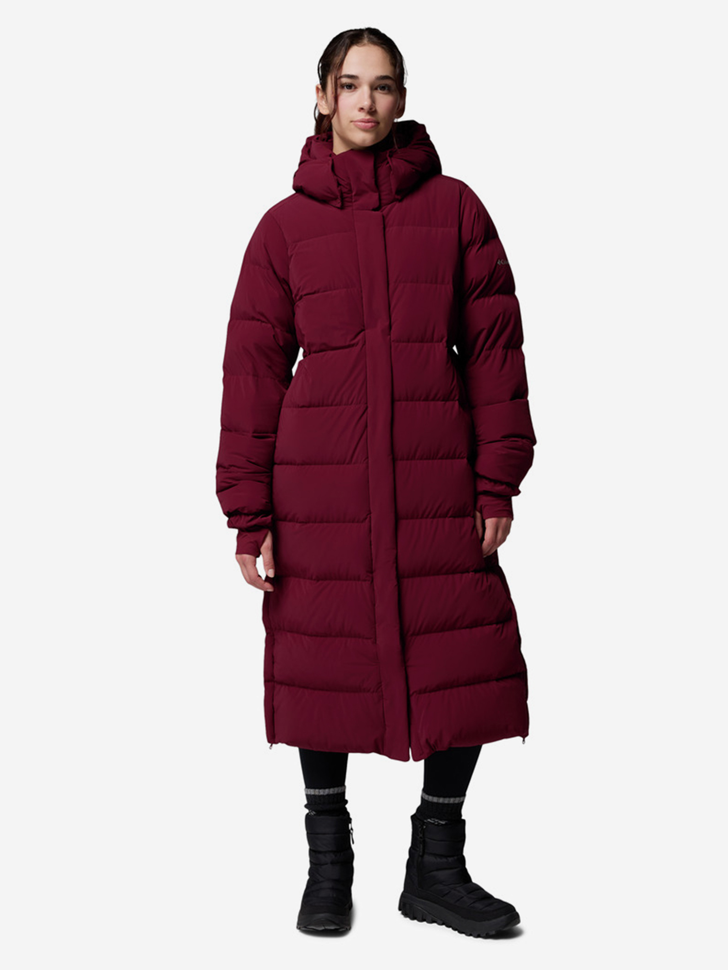 фото Пуховик женский columbia amaze puff, красный