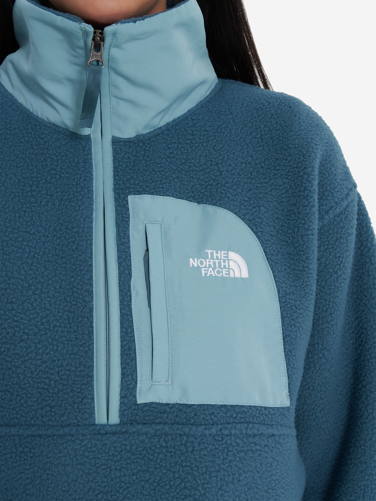 фото Толстовка женская the north face yumiori off peak, синий