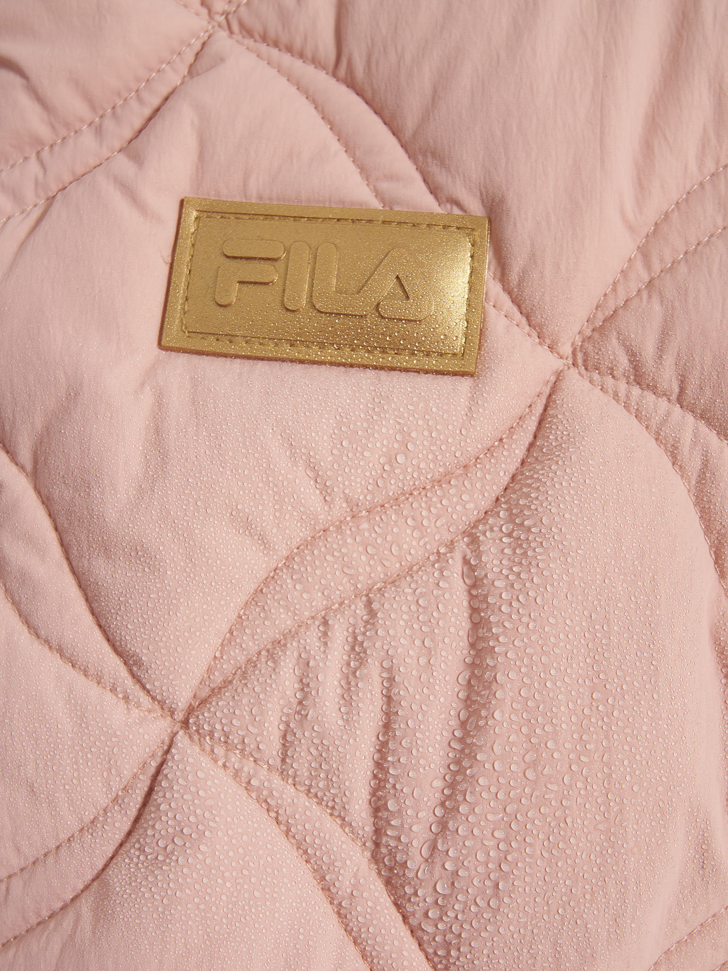 фото Пуховик женский fila, бежевый