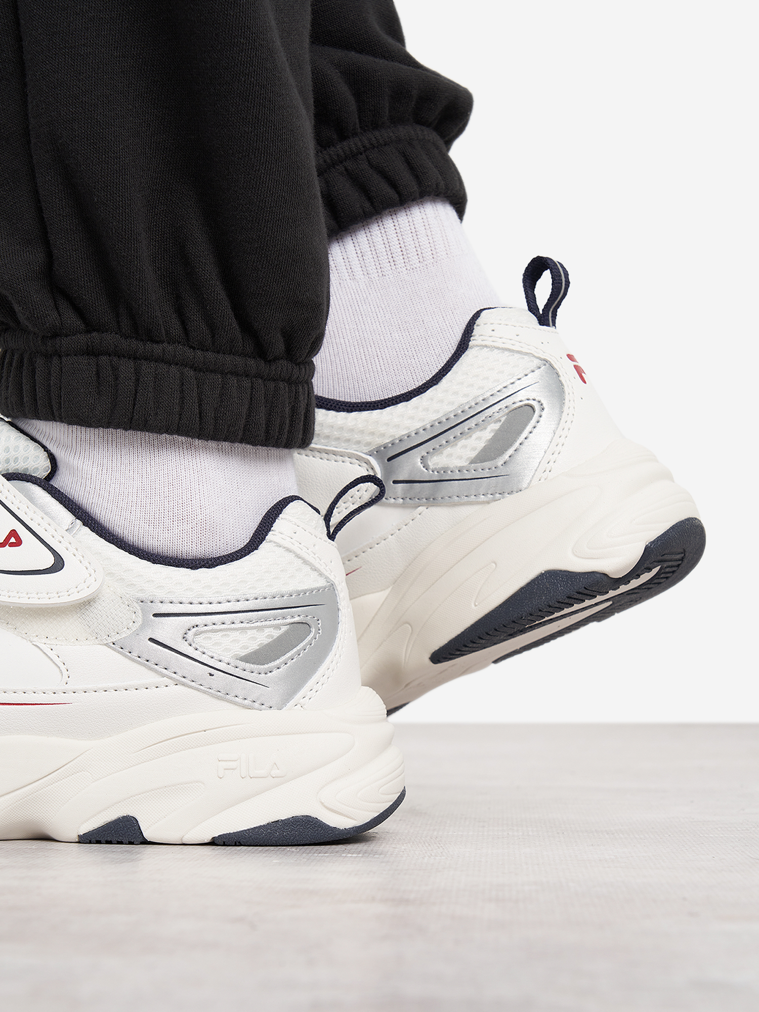 фото Кроссовки для мальчиков fila shein v pu, белый