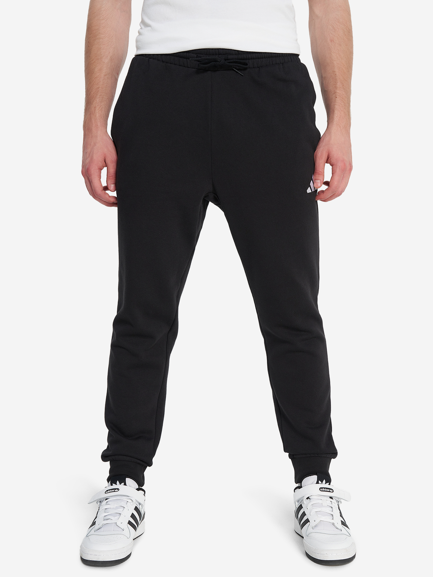 фото Брюки флисовые мужские adidas feelcozy, черный