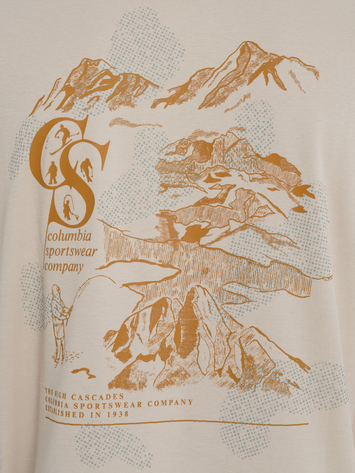 фото Футболка мужская columbia csc heritage graphic tee, серый