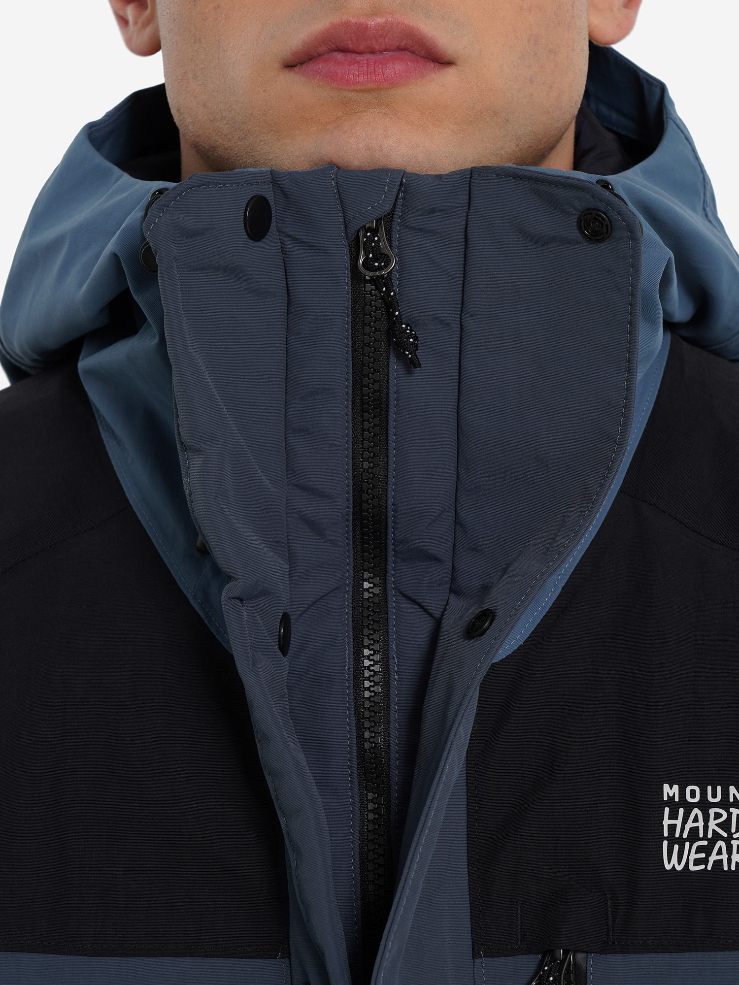 фото Куртка утепленная мужская mountain hardwear first tracks insulated jacket, синий